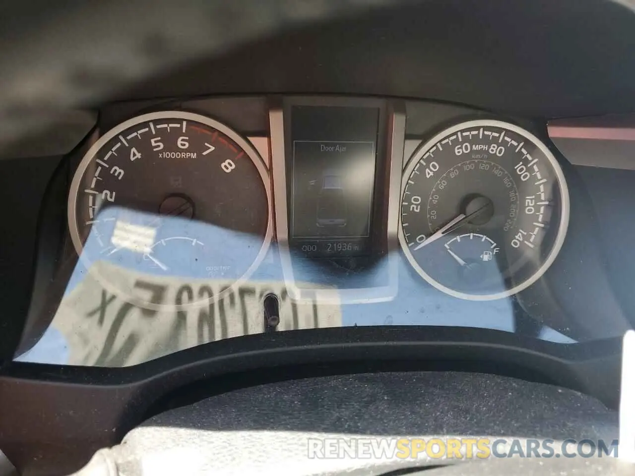 9 Photograph of a damaged car 5TFSZ5AN8KX209180 TOYOTA TACOMA 2019