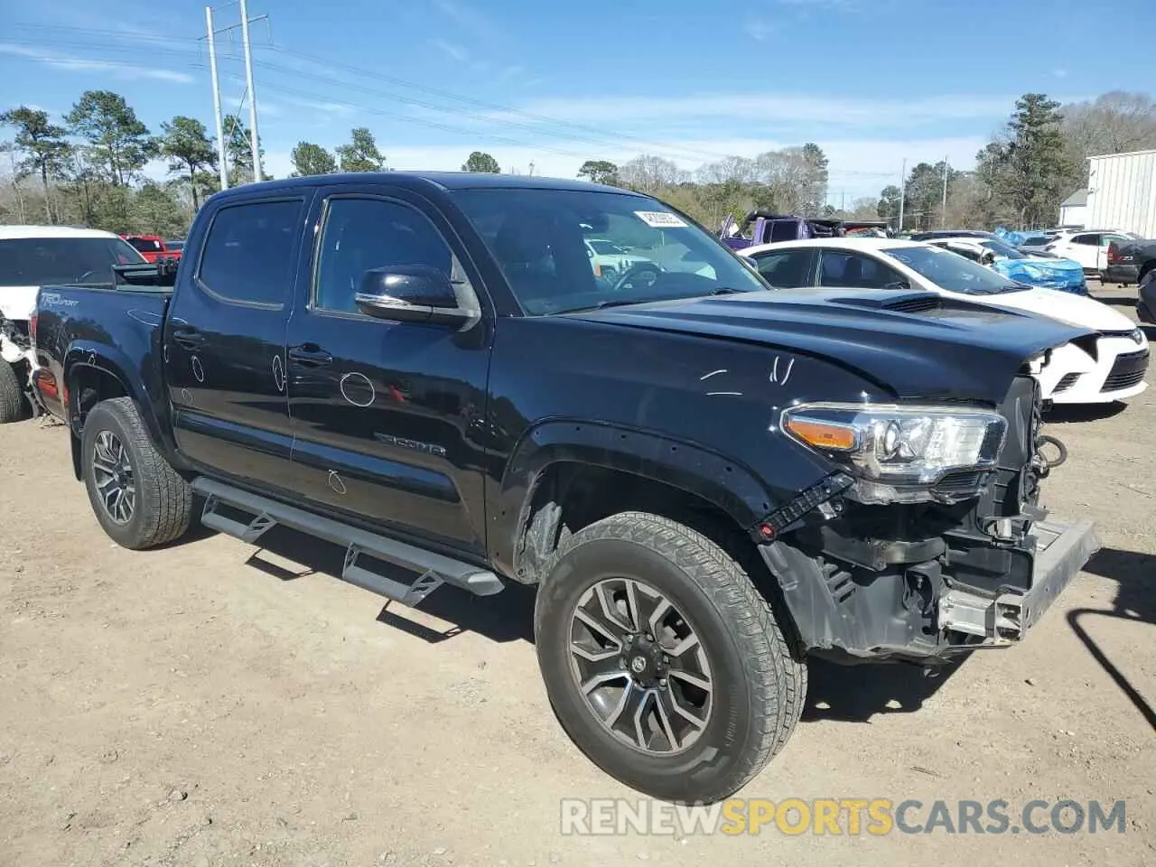 4 Photograph of a damaged car 3TMAZ5CN2LM124397 TOYOTA TACOMA 2020