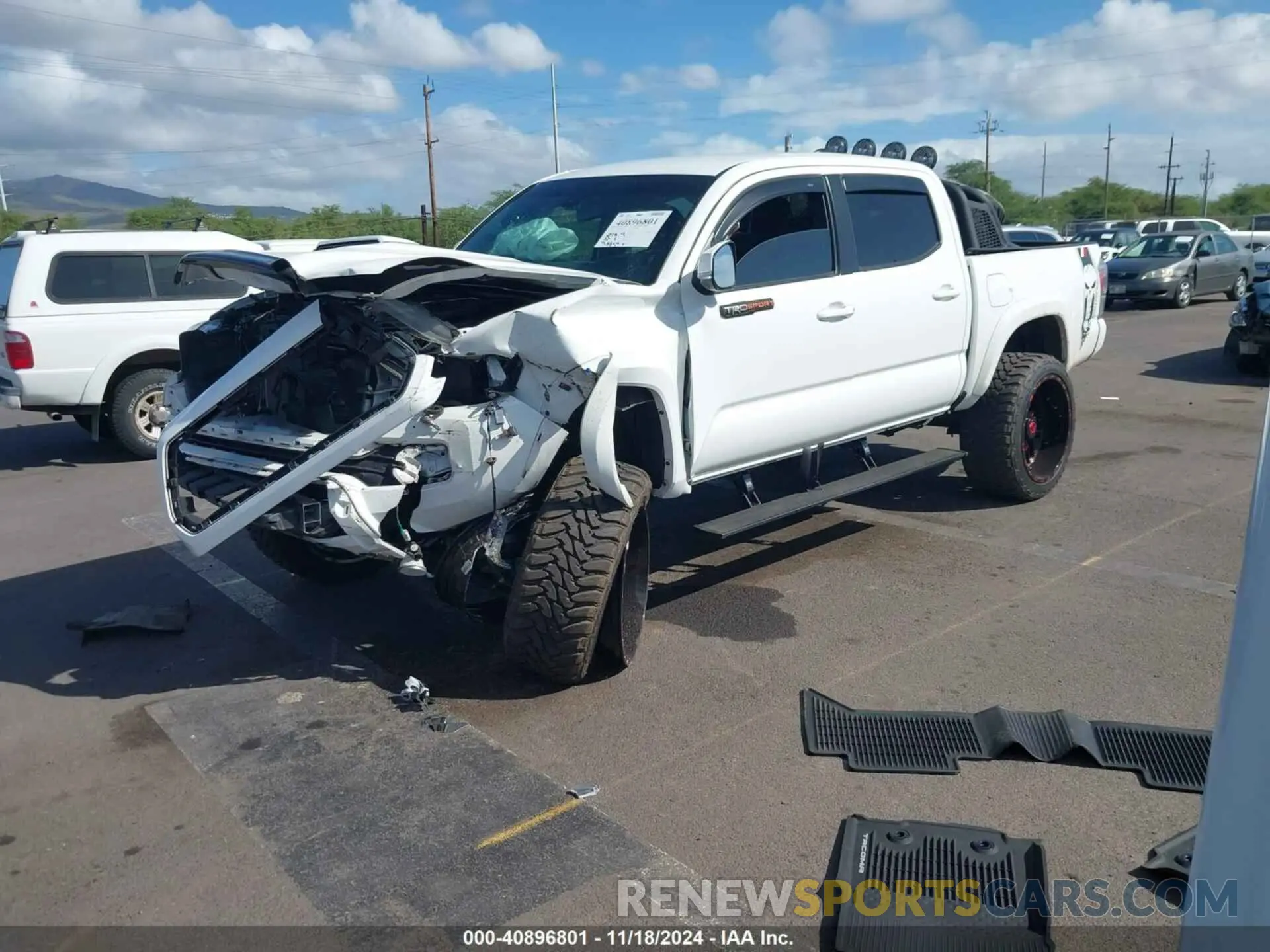 2 Photograph of a damaged car 3TMAZ5CN7LM133791 TOYOTA TACOMA 2020