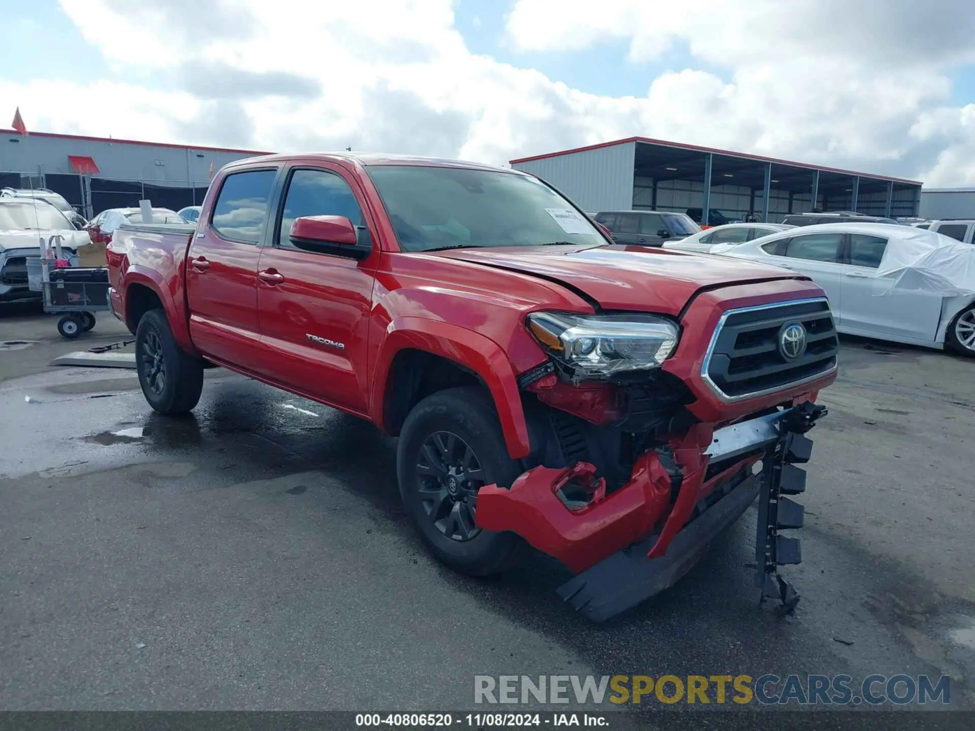 1 Photograph of a damaged car 3TMAZ5CN9LM115714 TOYOTA TACOMA 2020