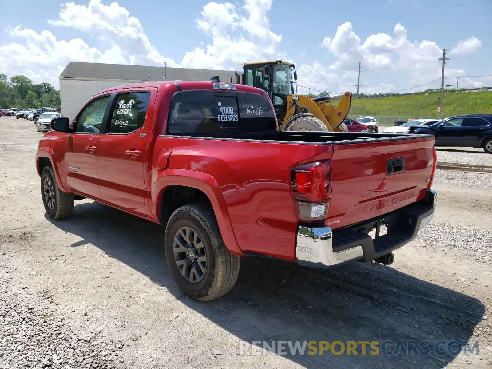 3 Photograph of a damaged car 3TMAZ5CN9LM127751 TOYOTA TACOMA 2020