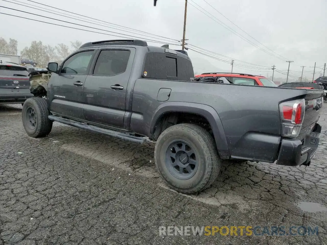 2 Photograph of a damaged car 3TMBZ5DN1LM026688 TOYOTA TACOMA 2020