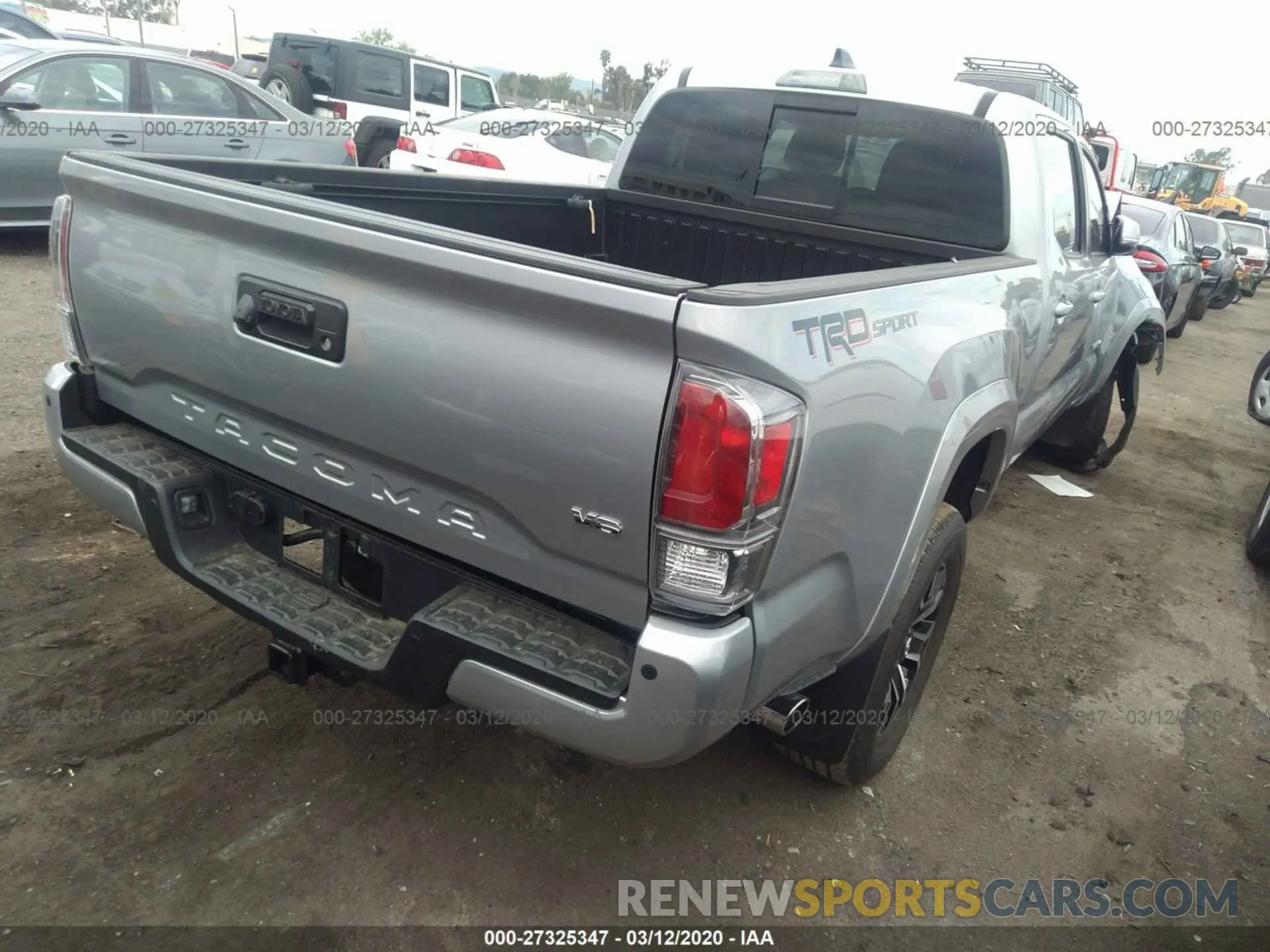 4 Photograph of a damaged car 3TMBZ5DN4LM023669 TOYOTA TACOMA 2020