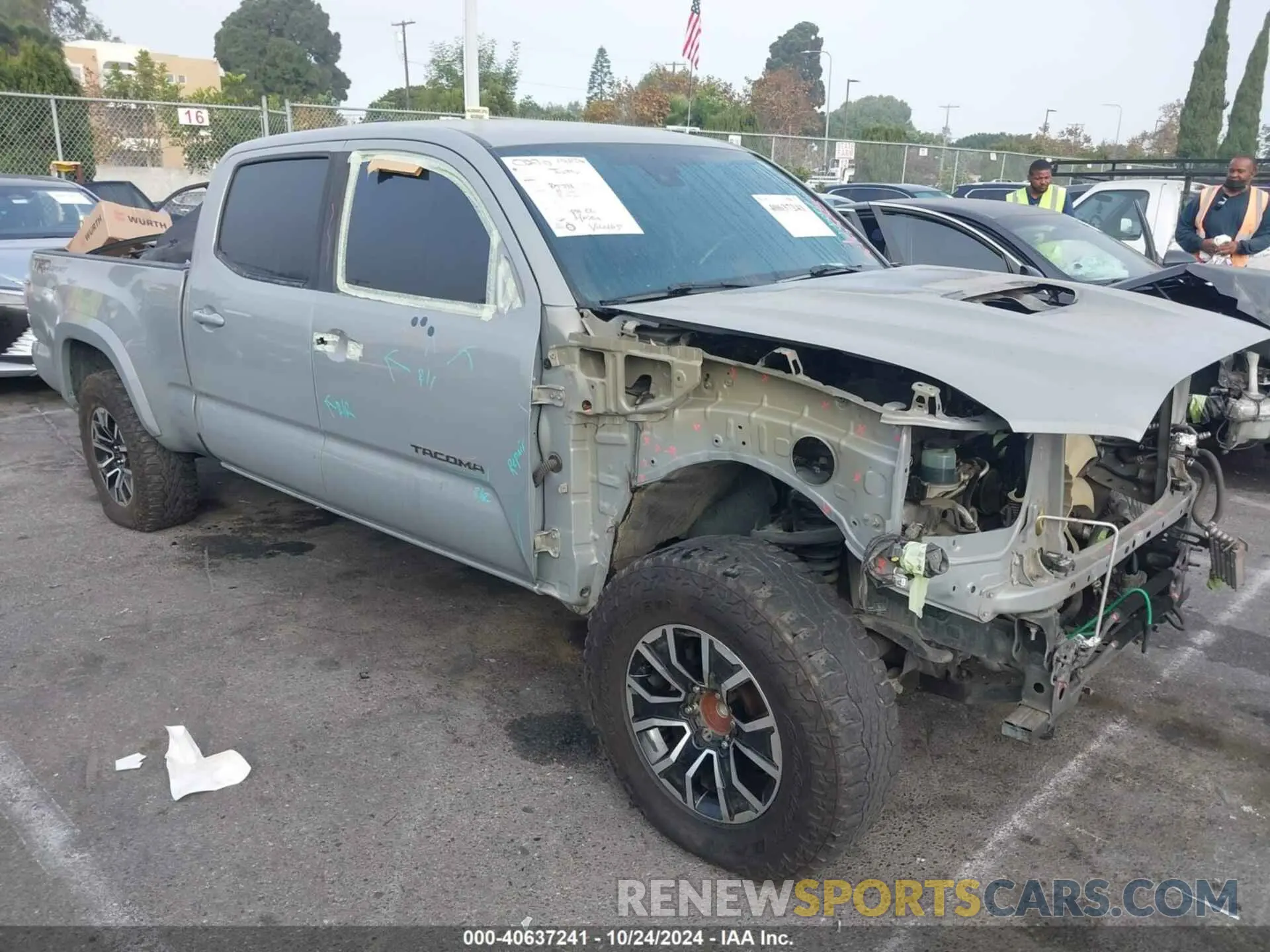 1 Photograph of a damaged car 3TMBZ5DN4LM023820 TOYOTA TACOMA 2020