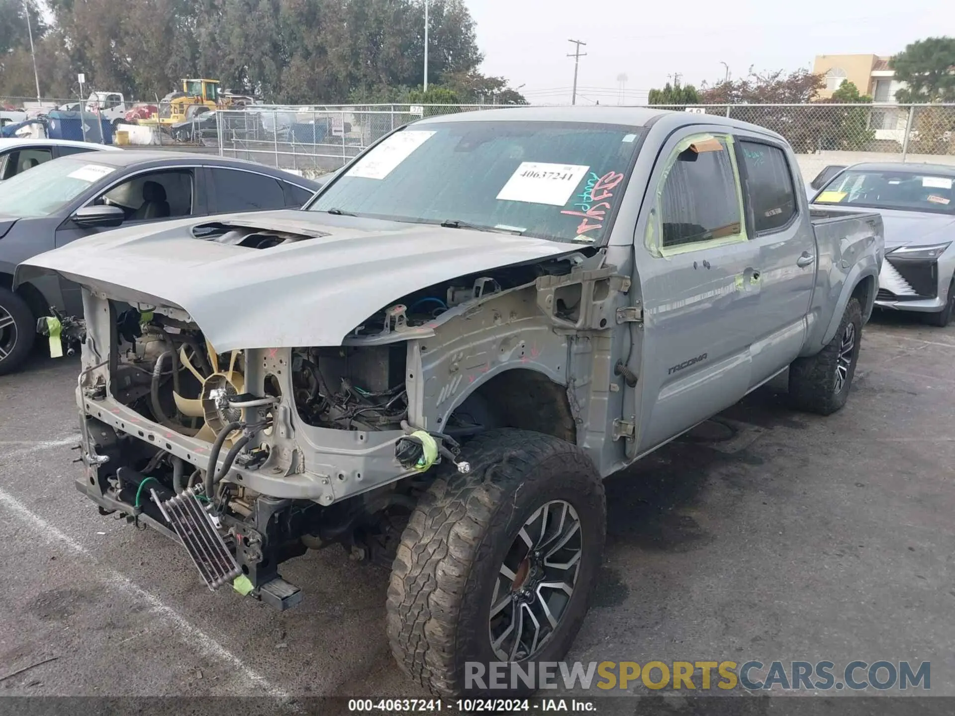 2 Photograph of a damaged car 3TMBZ5DN4LM023820 TOYOTA TACOMA 2020