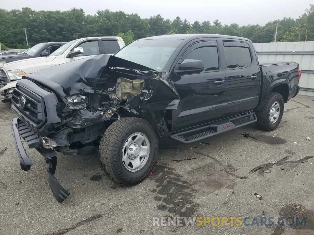 1 Photograph of a damaged car 3TMCZ5AN0LM295046 TOYOTA TACOMA 2020
