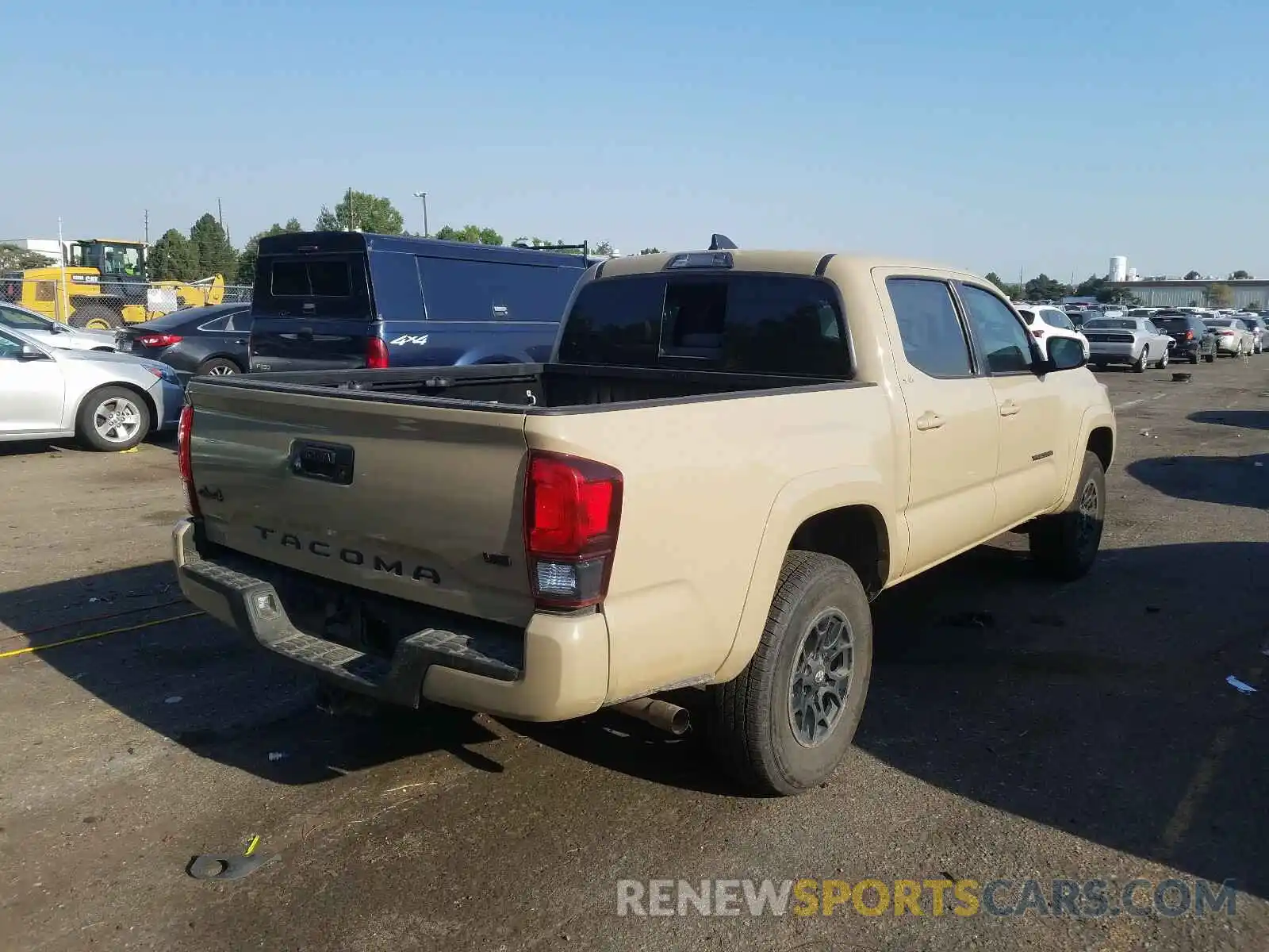 4 Photograph of a damaged car 3TMCZ5AN0LM322990 TOYOTA TACOMA 2020