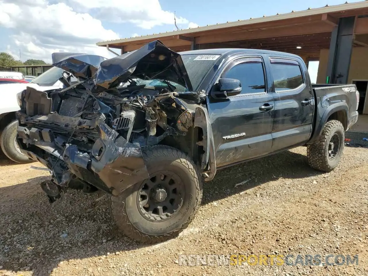 1 Photograph of a damaged car 3TMCZ5AN0LM338400 TOYOTA TACOMA 2020