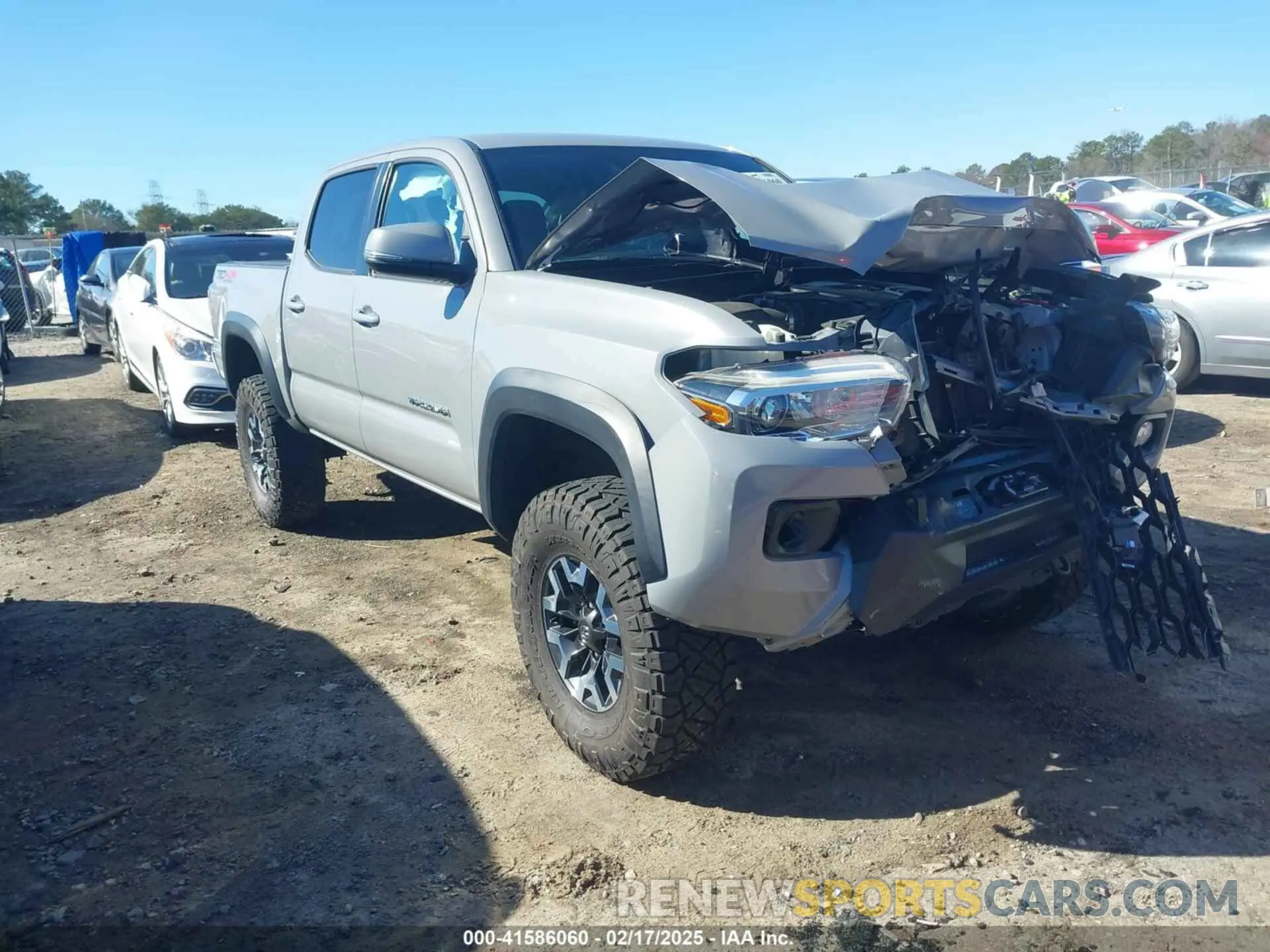 1 Photograph of a damaged car 3TMCZ5AN0LM345184 TOYOTA TACOMA 2020