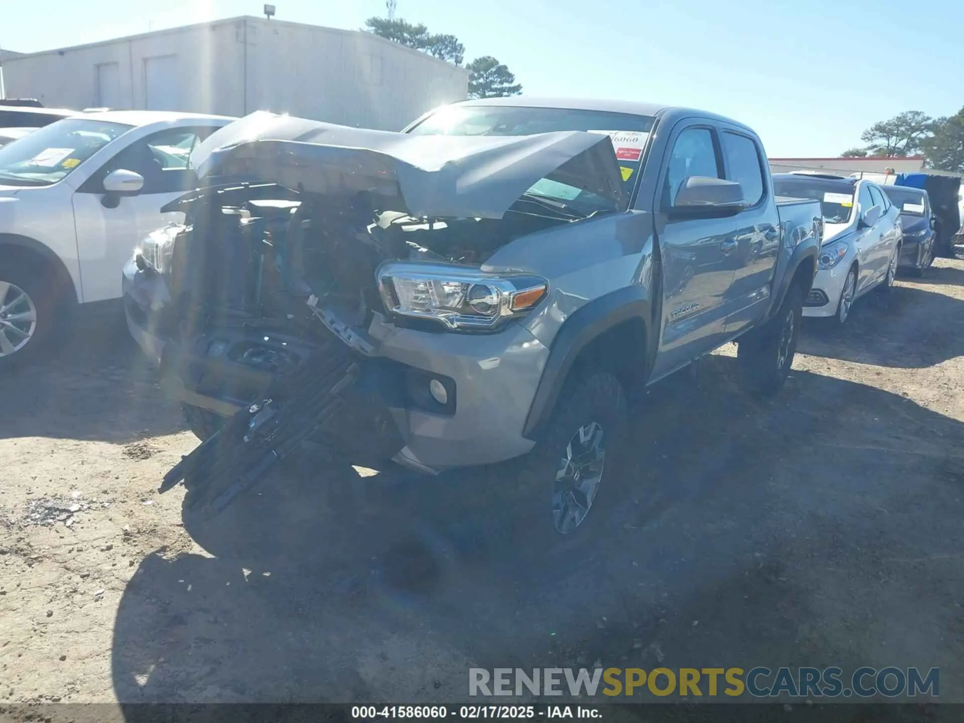2 Photograph of a damaged car 3TMCZ5AN0LM345184 TOYOTA TACOMA 2020