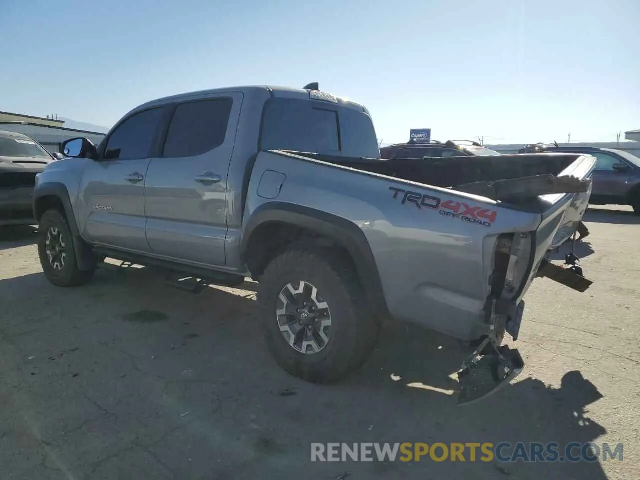 2 Photograph of a damaged car 3TMCZ5AN0LM349817 TOYOTA TACOMA 2020