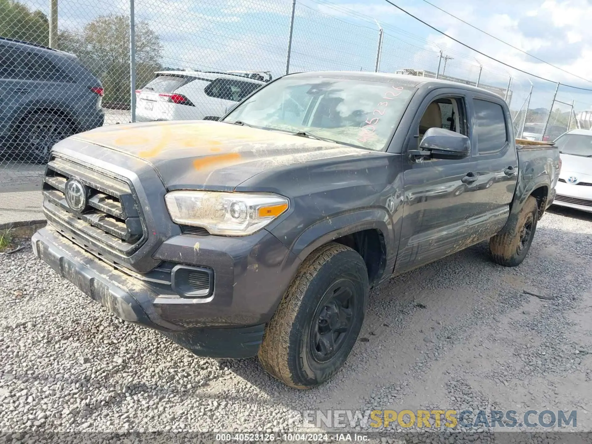 2 Photograph of a damaged car 3TMCZ5AN0LM353818 TOYOTA TACOMA 2020