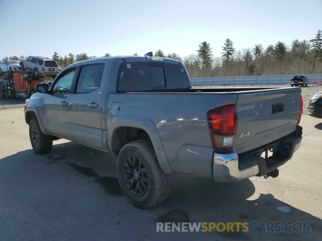2 Photograph of a damaged car 3TMCZ5AN0LM358419 TOYOTA TACOMA 2020