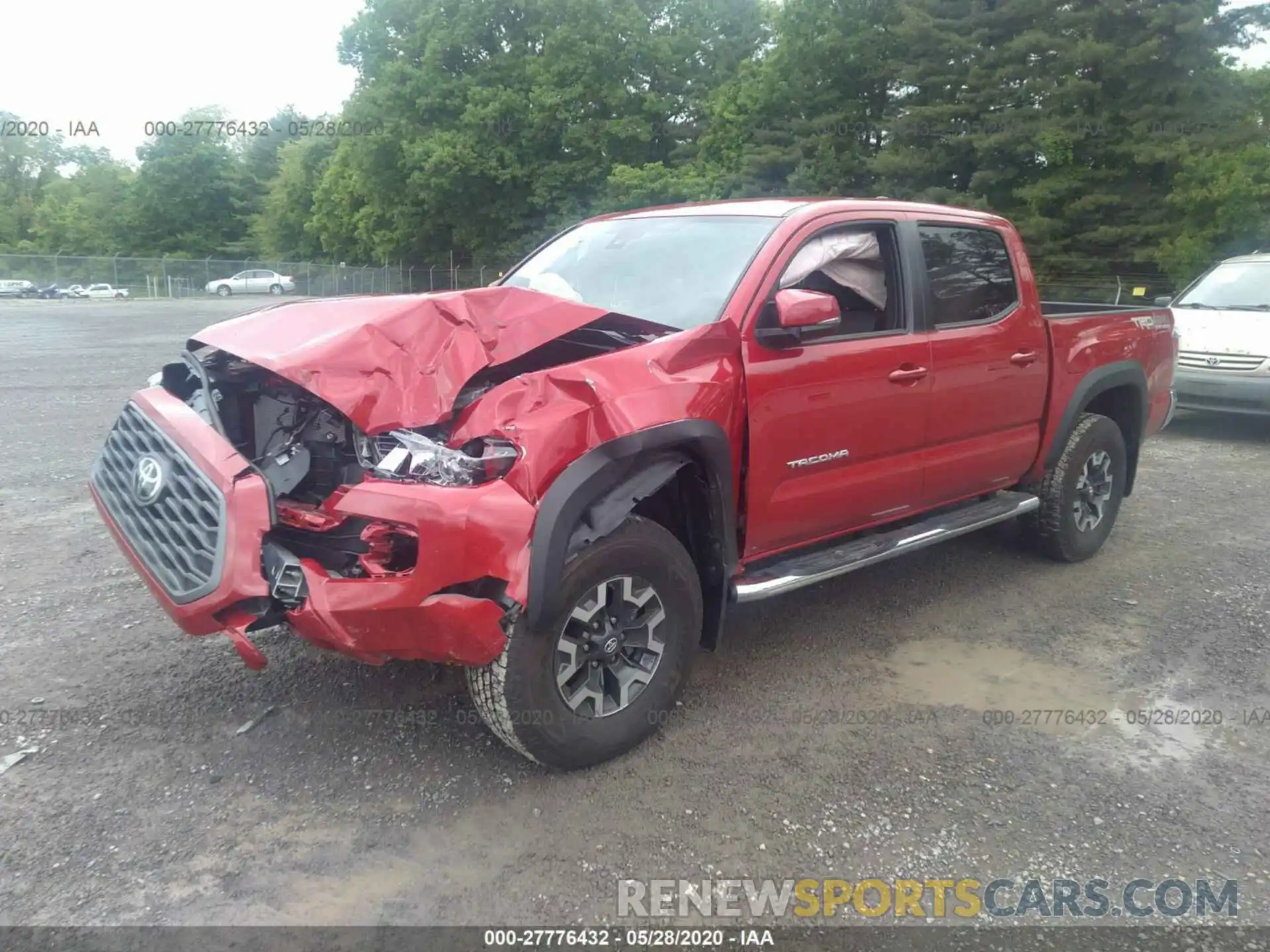 2 Photograph of a damaged car 3TMCZ5AN1LM289899 TOYOTA TACOMA 2020