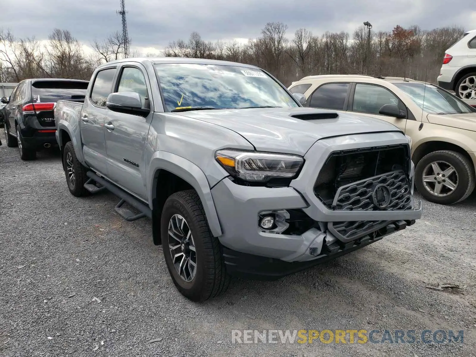 1 Photograph of a damaged car 3TMCZ5AN1LM307219 TOYOTA TACOMA 2020