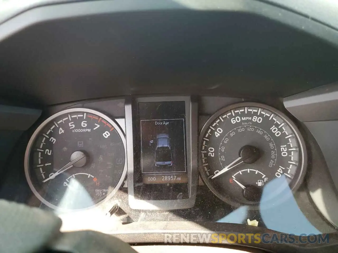 9 Photograph of a damaged car 3TMCZ5AN1LM320696 TOYOTA TACOMA 2020