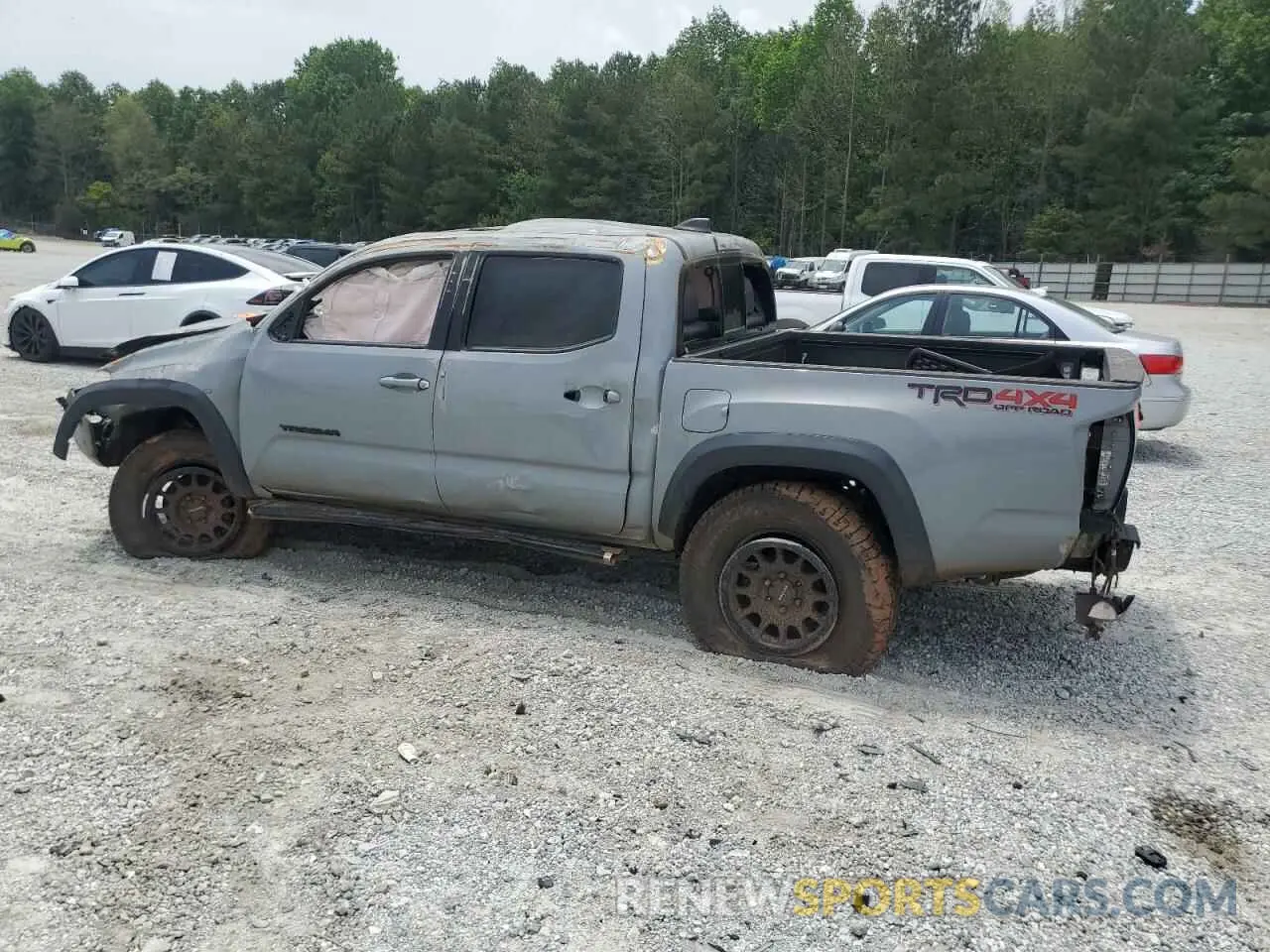 2 Photograph of a damaged car 3TMCZ5AN1LM326465 TOYOTA TACOMA 2020