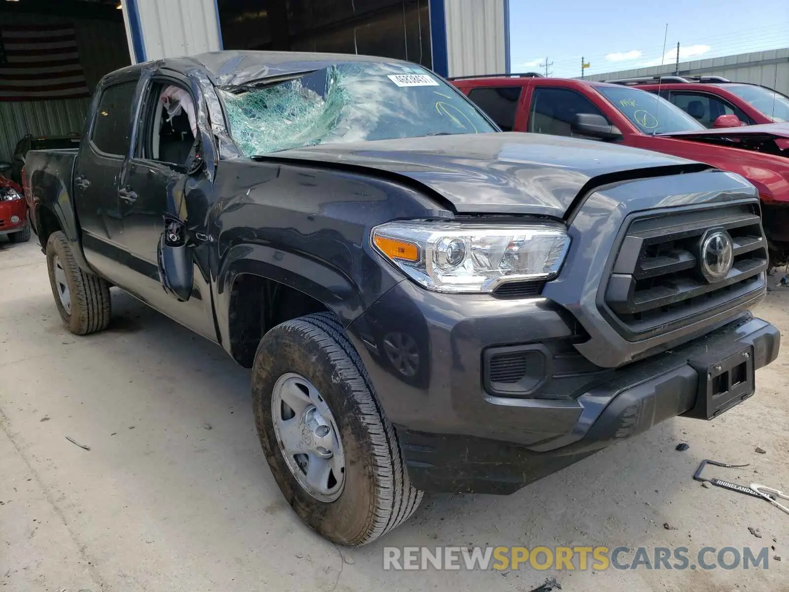 1 Photograph of a damaged car 3TMCZ5AN1LM343296 TOYOTA TACOMA 2020