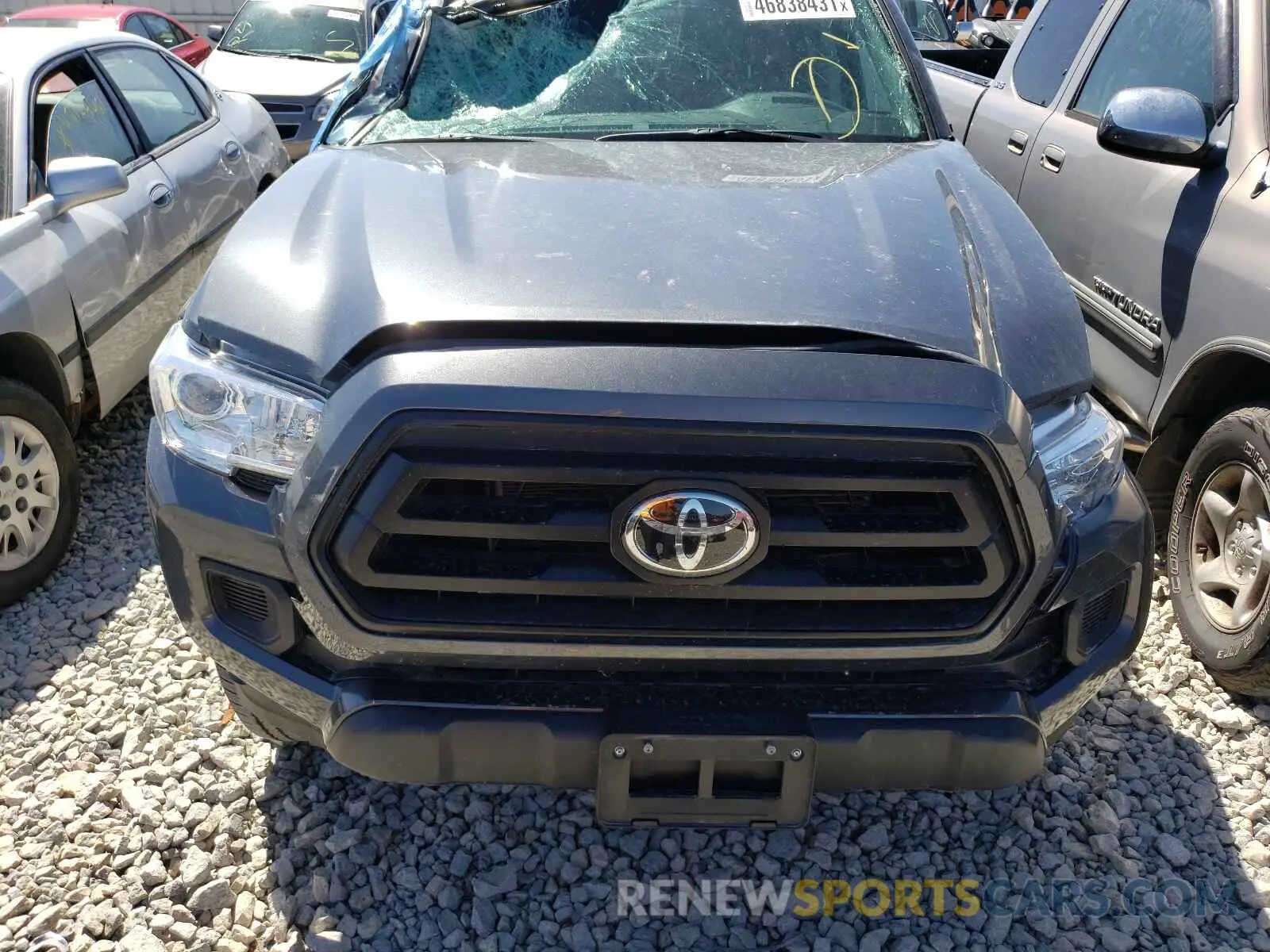 7 Photograph of a damaged car 3TMCZ5AN1LM343296 TOYOTA TACOMA 2020