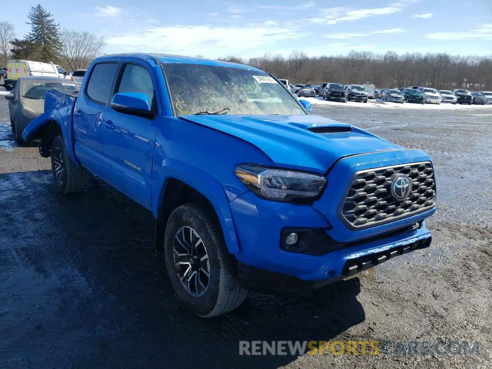 1 Photograph of a damaged car 3TMCZ5AN1LM353262 TOYOTA TACOMA 2020