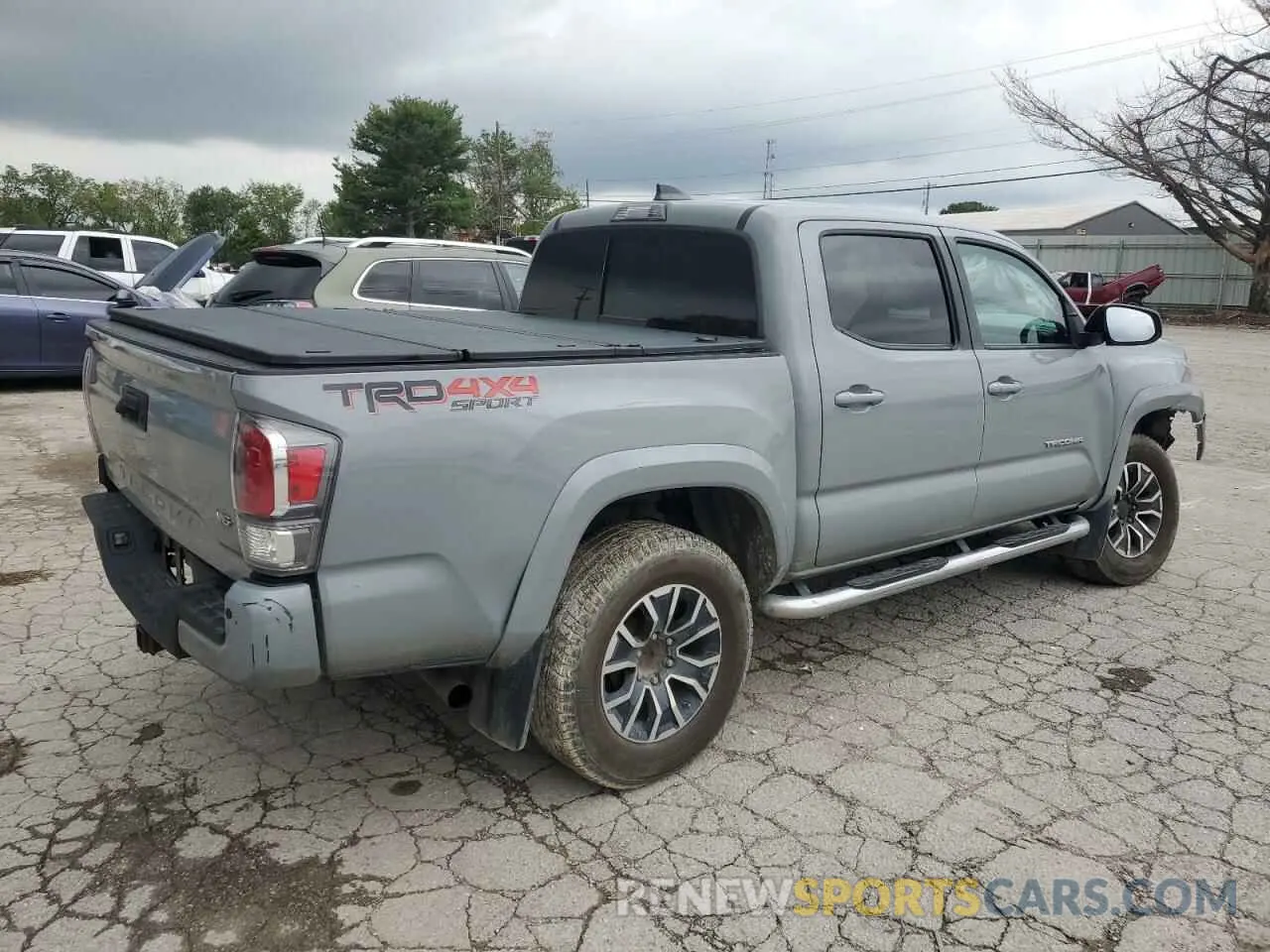 3 Photograph of a damaged car 3TMCZ5AN2LM290835 TOYOTA TACOMA 2020