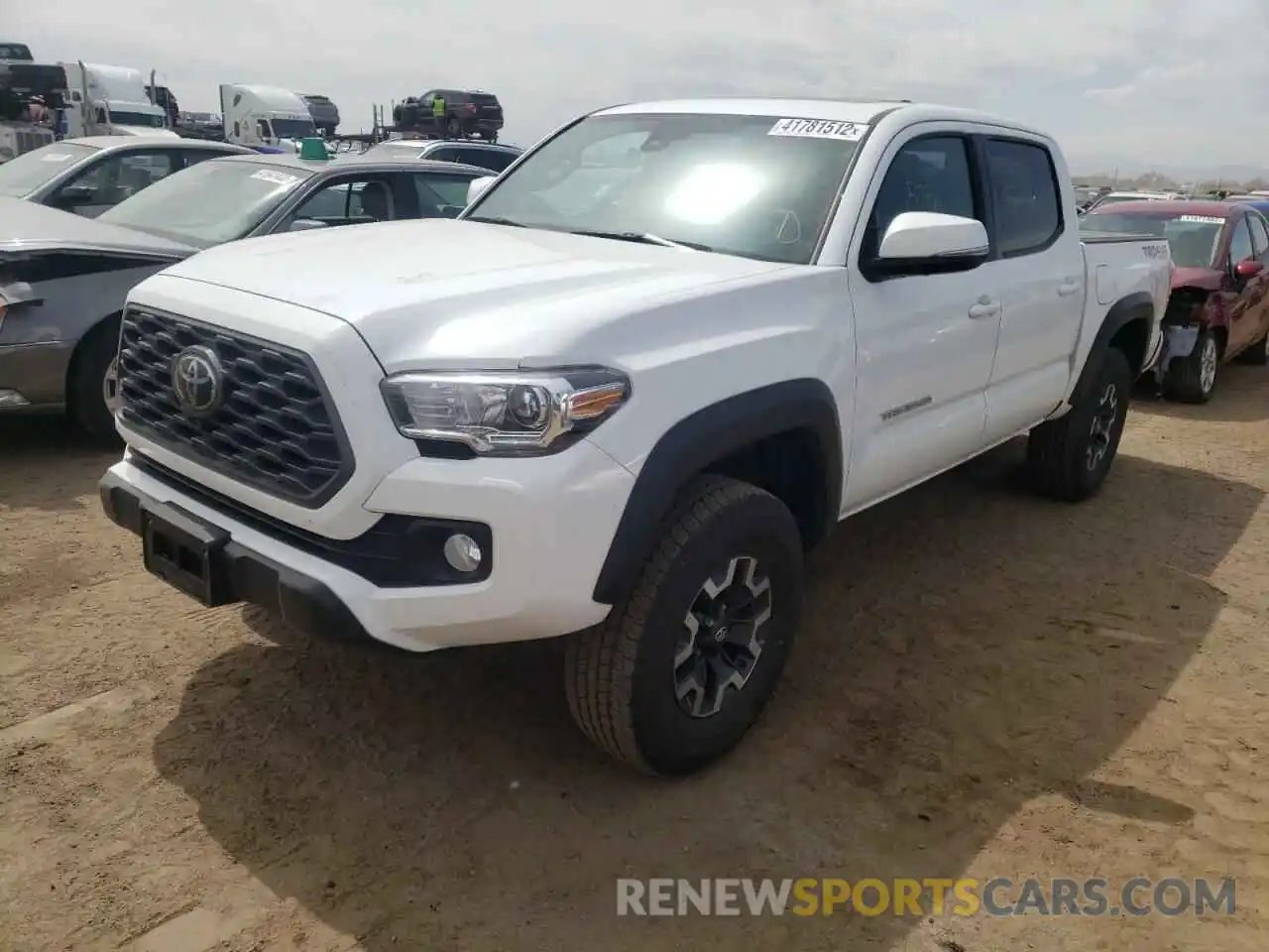 2 Photograph of a damaged car 3TMCZ5AN2LM309304 TOYOTA TACOMA 2020