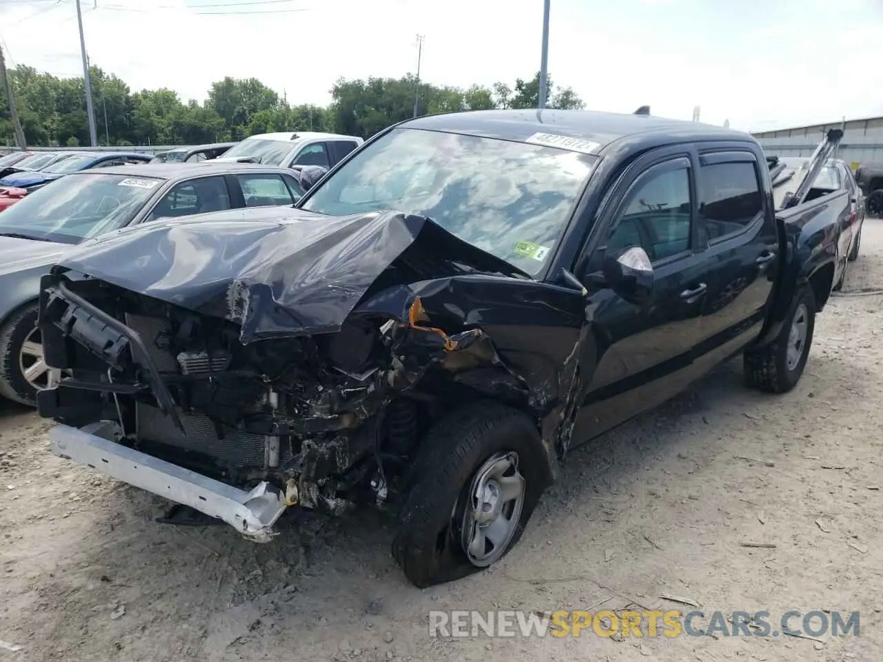 2 Photograph of a damaged car 3TMCZ5AN2LM315779 TOYOTA TACOMA 2020