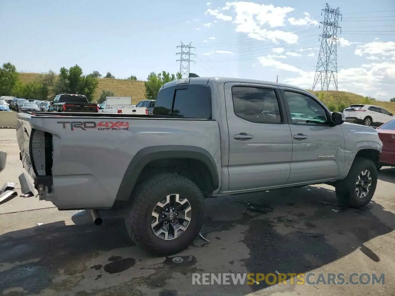 3 Photograph of a damaged car 3TMCZ5AN2LM327690 TOYOTA TACOMA 2020