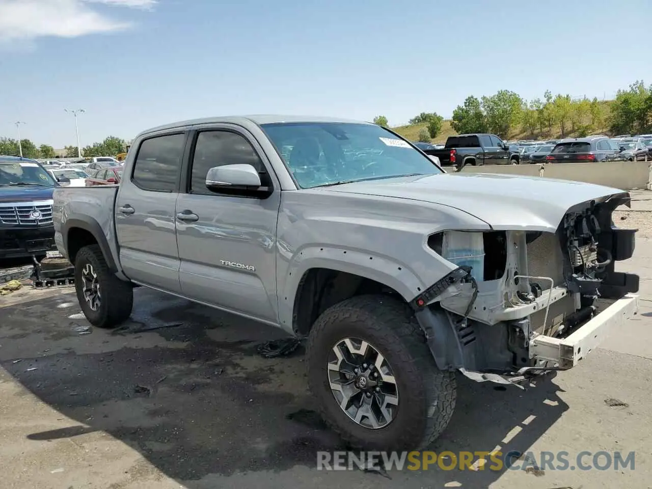 4 Photograph of a damaged car 3TMCZ5AN2LM327690 TOYOTA TACOMA 2020