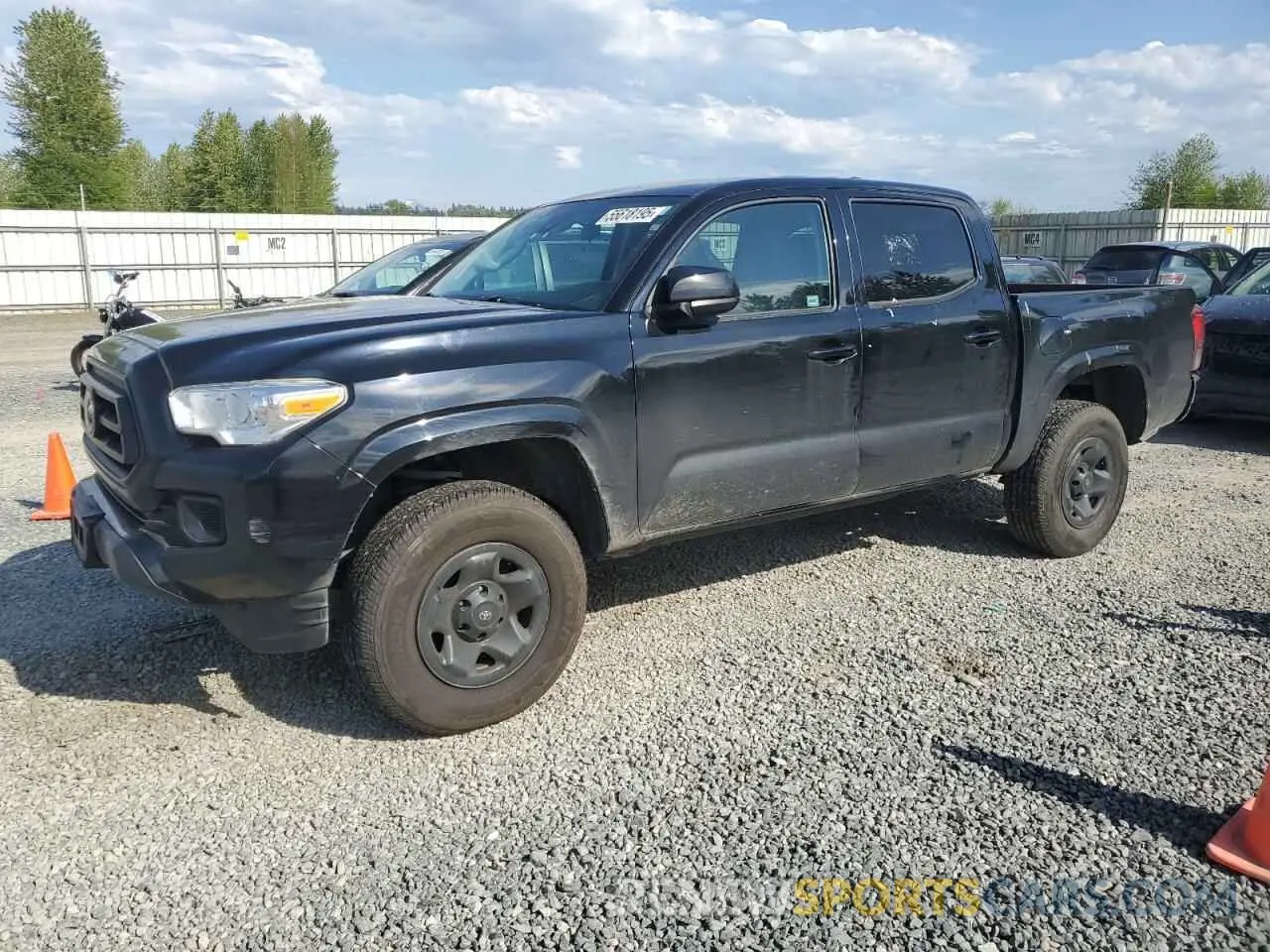1 Photograph of a damaged car 3TMCZ5AN2LM362505 TOYOTA TACOMA 2020