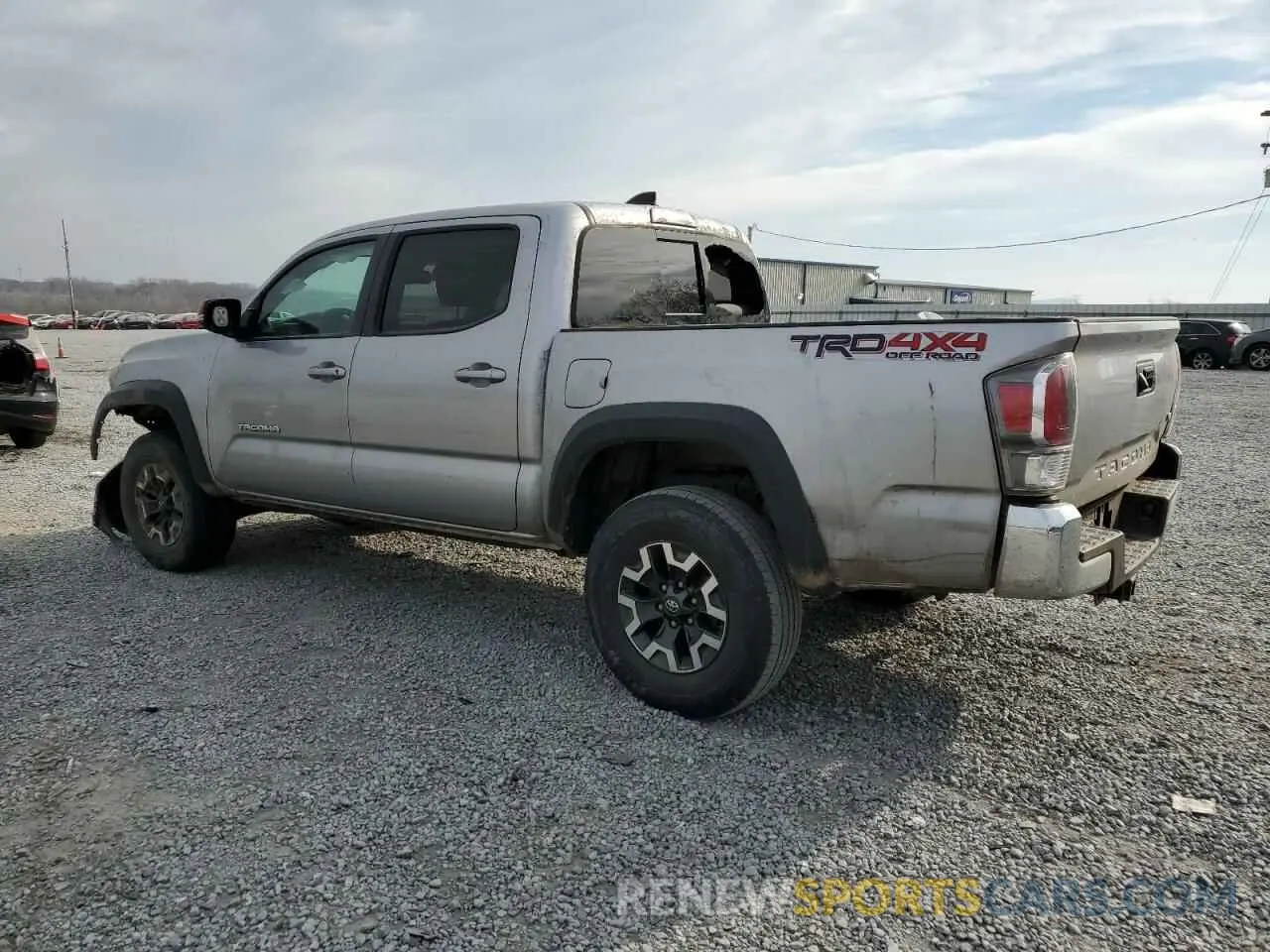 2 Photograph of a damaged car 3TMCZ5AN3LM316973 TOYOTA TACOMA 2020