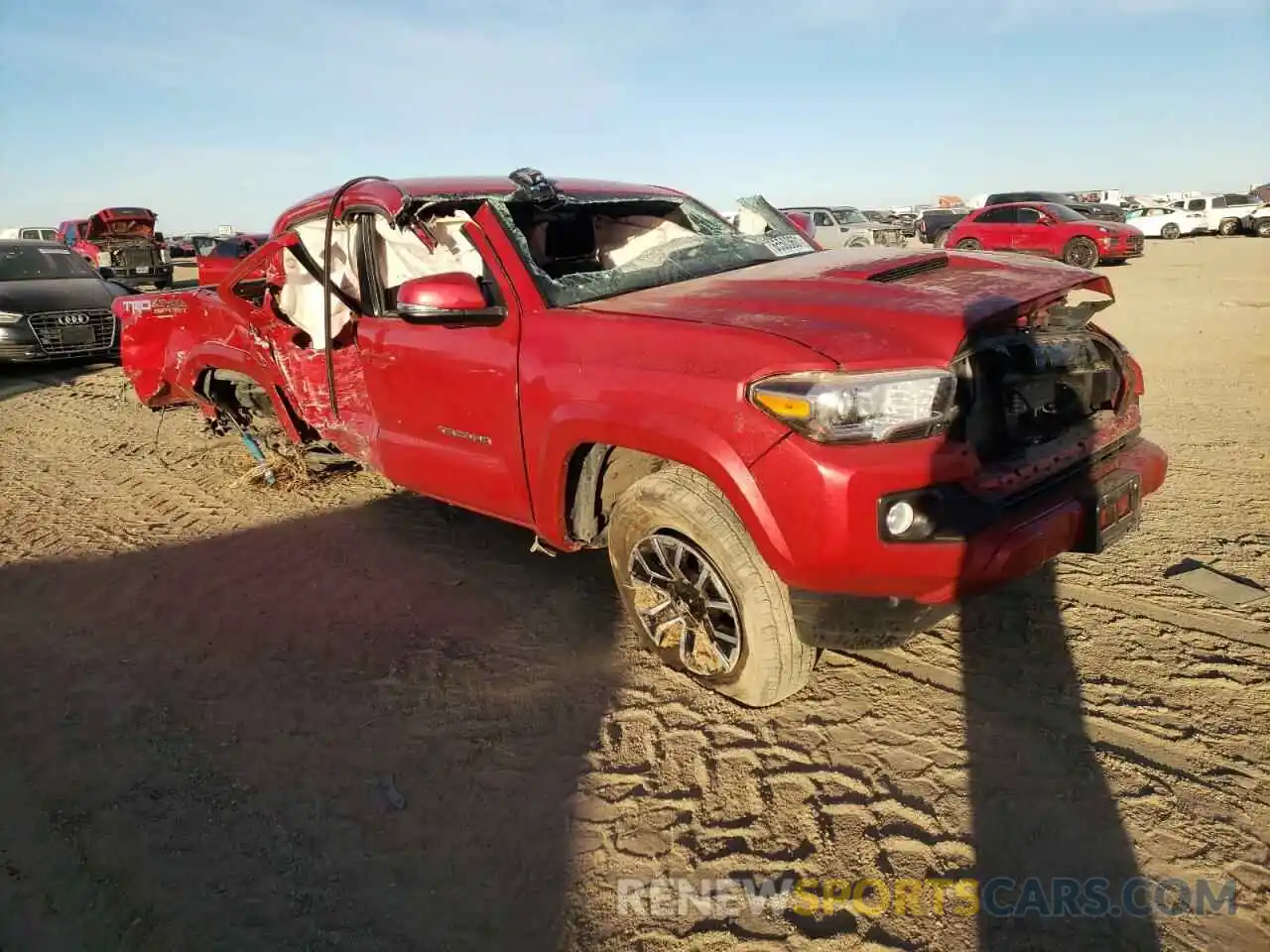 1 Photograph of a damaged car 3TMCZ5AN3LM321381 TOYOTA TACOMA 2020