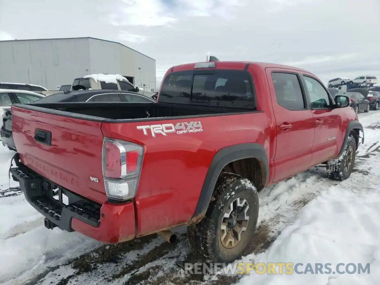 4 Photograph of a damaged car 3TMCZ5AN3LM332879 TOYOTA TACOMA 2020