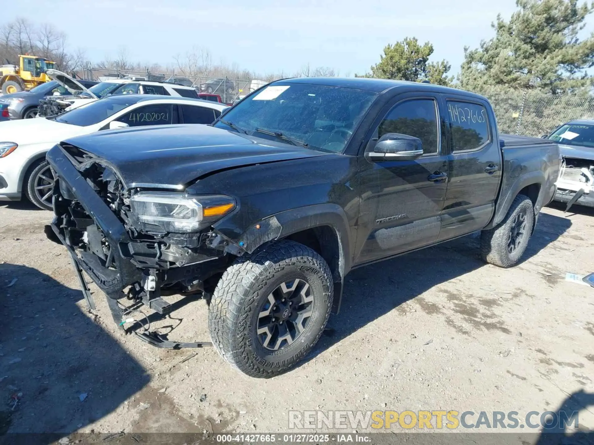 2 Photograph of a damaged car 3TMCZ5AN3LM337337 TOYOTA TACOMA 2020