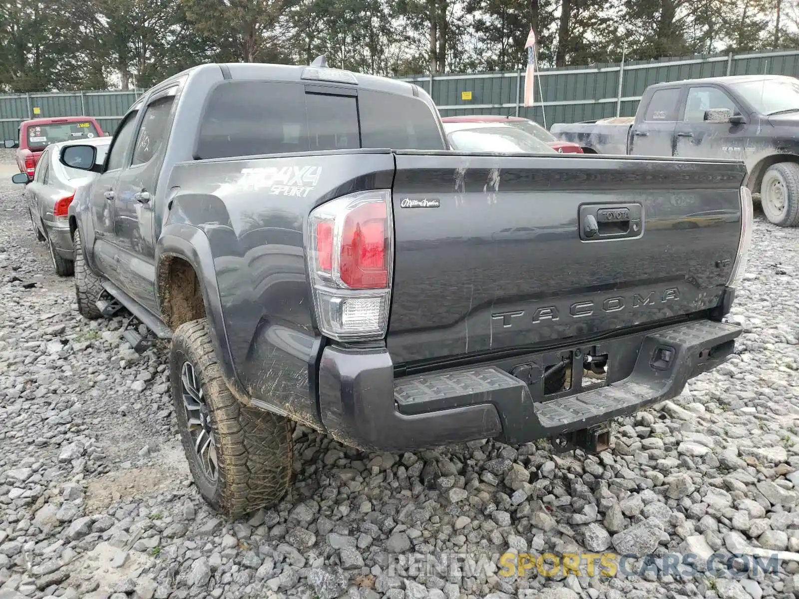 3 Photograph of a damaged car 3TMCZ5AN3LM349200 TOYOTA TACOMA 2020