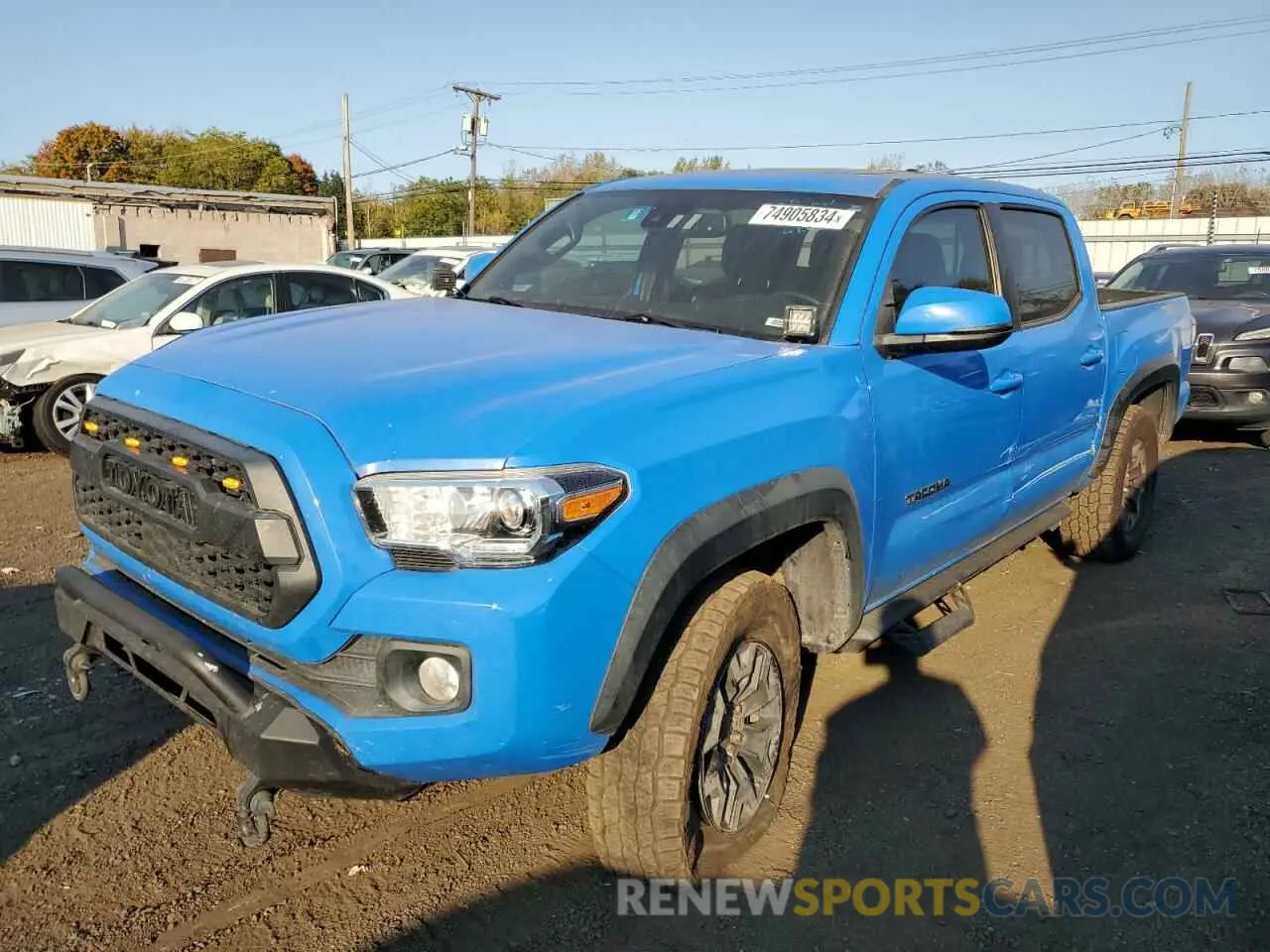 1 Photograph of a damaged car 3TMCZ5AN4LM295969 TOYOTA TACOMA 2020