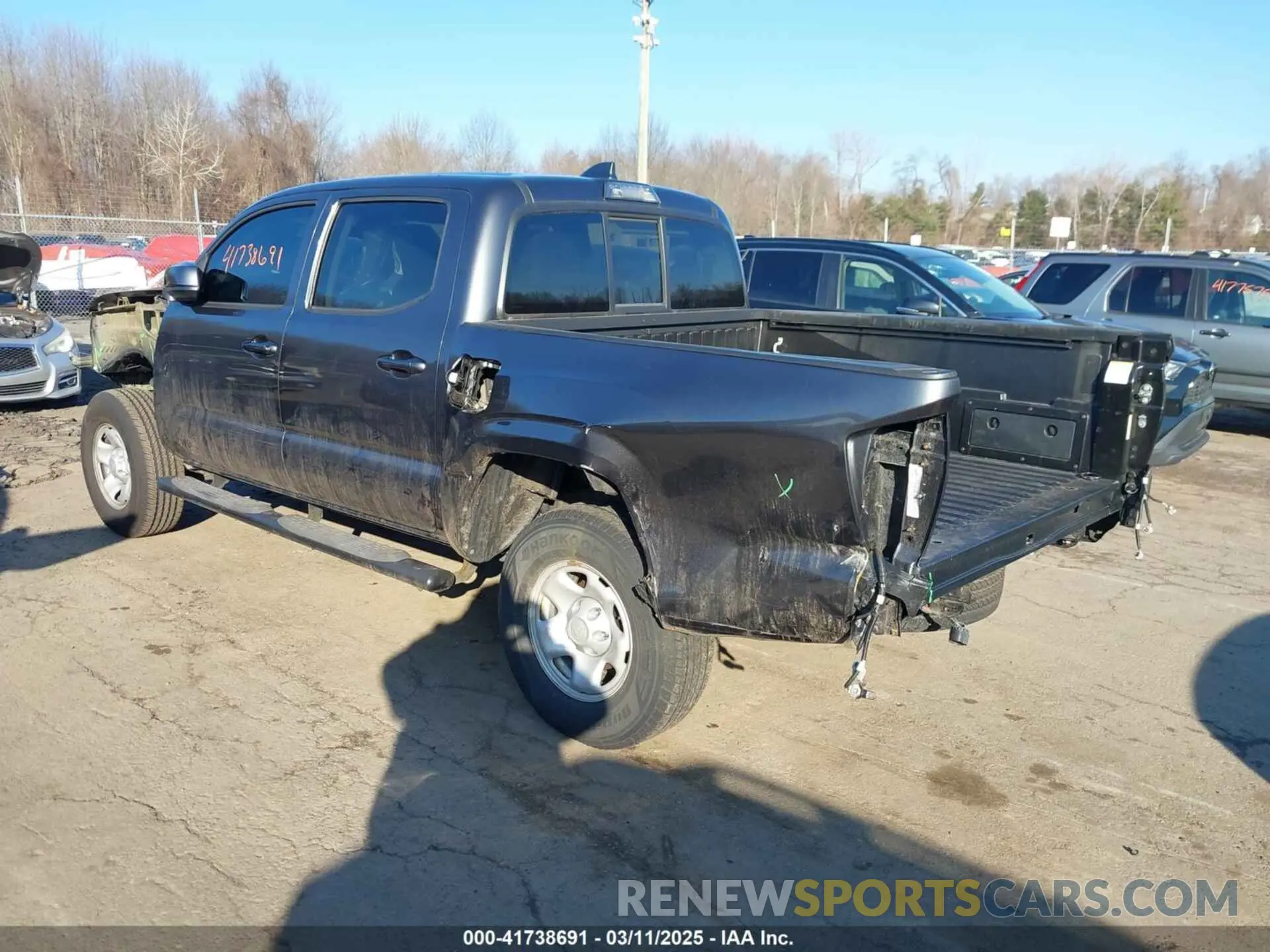 3 Photograph of a damaged car 3TMCZ5AN4LM307814 TOYOTA TACOMA 2020