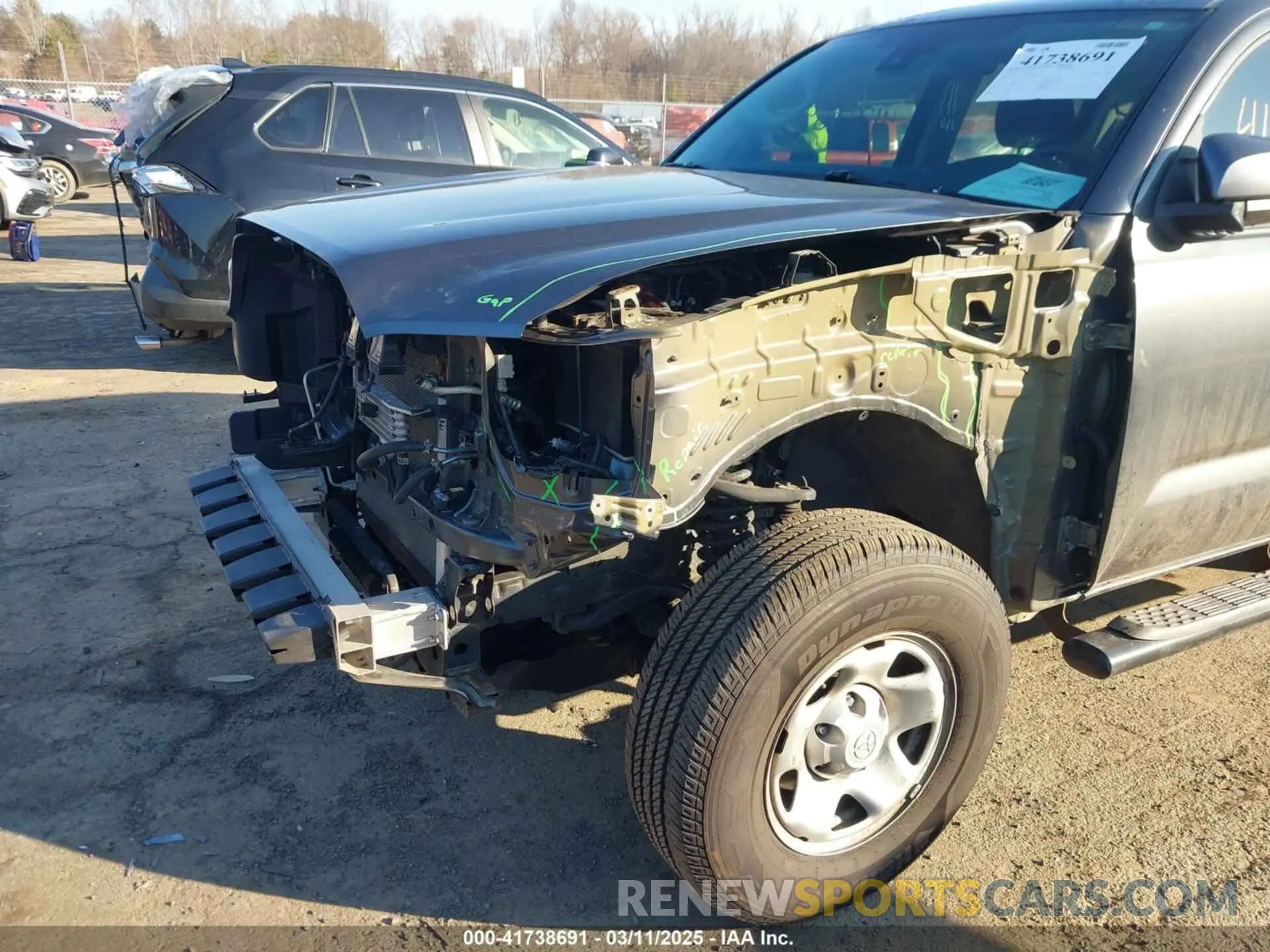 6 Photograph of a damaged car 3TMCZ5AN4LM307814 TOYOTA TACOMA 2020