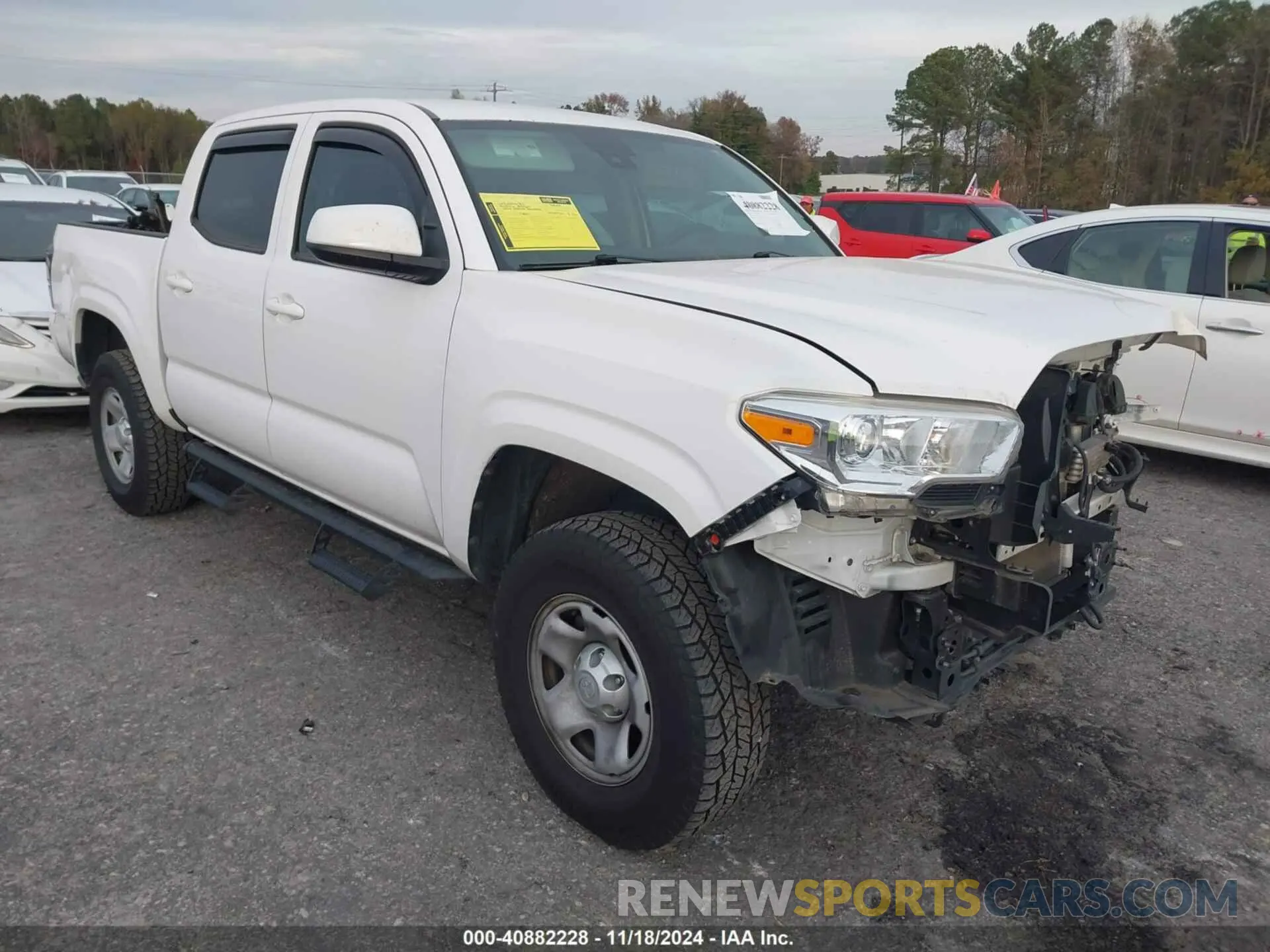 1 Photograph of a damaged car 3TMCZ5AN4LM341185 TOYOTA TACOMA 2020