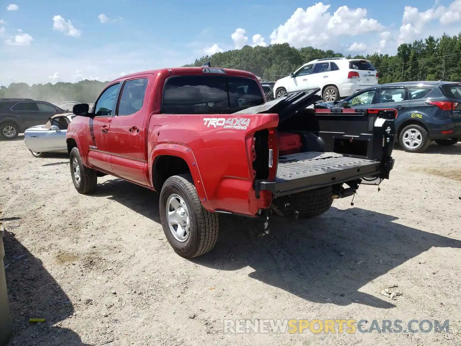 3 Photograph of a damaged car 3TMCZ5AN5LM293616 TOYOTA TACOMA 2020