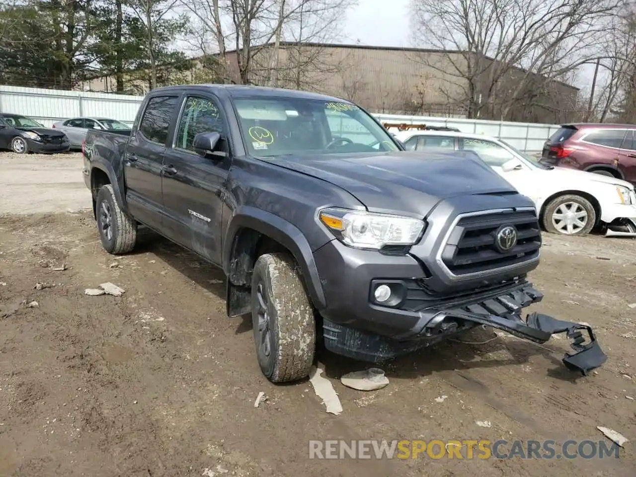 1 Photograph of a damaged car 3TMCZ5AN5LM298346 TOYOTA TACOMA 2020