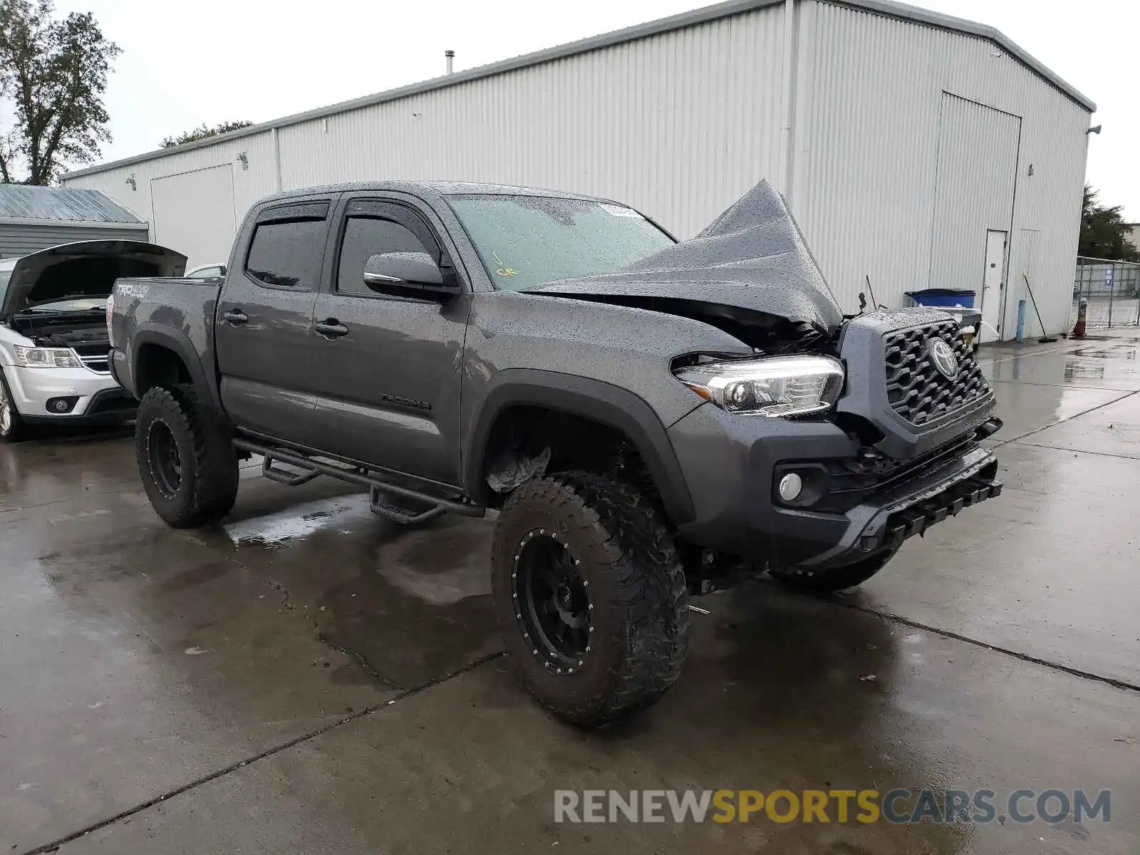 1 Photograph of a damaged car 3TMCZ5AN5LM319437 TOYOTA TACOMA 2020