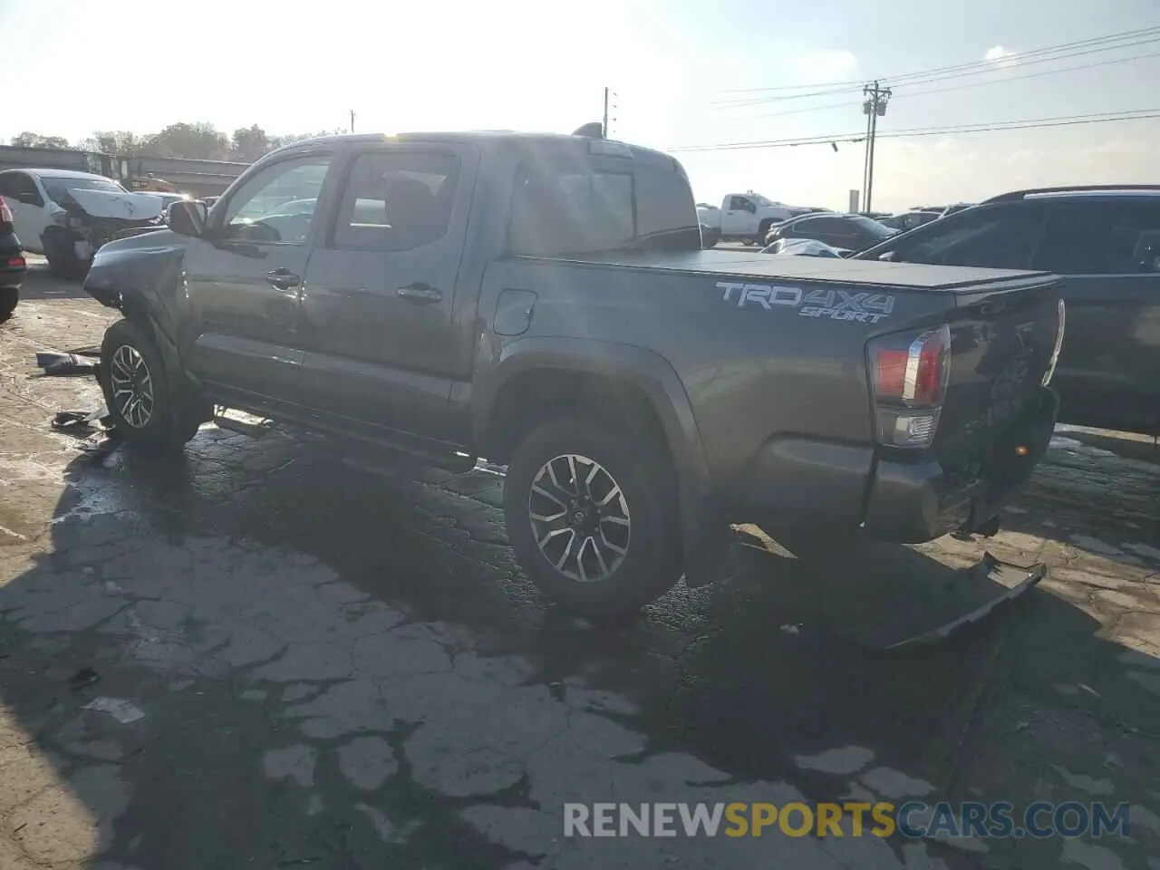 2 Photograph of a damaged car 3TMCZ5AN5LM339784 TOYOTA TACOMA 2020