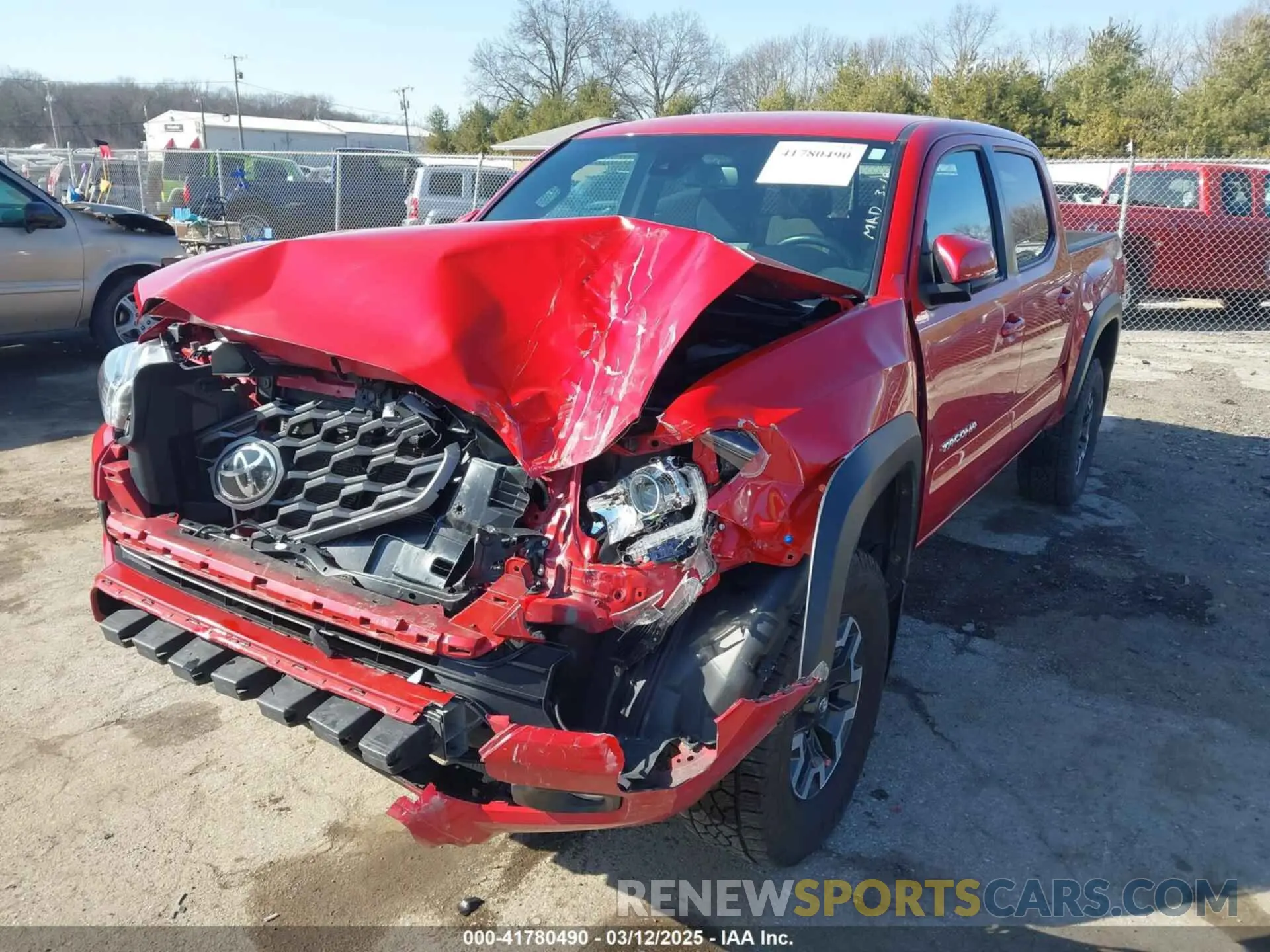 6 Photograph of a damaged car 3TMCZ5AN5LM347979 TOYOTA TACOMA 2020
