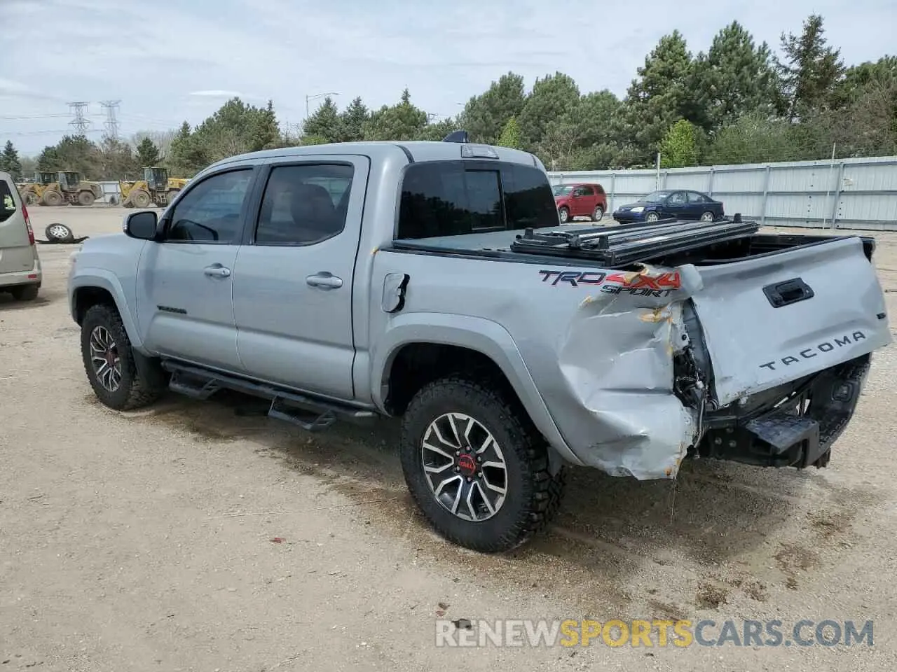 2 Photograph of a damaged car 3TMCZ5AN6LM291471 TOYOTA TACOMA 2020