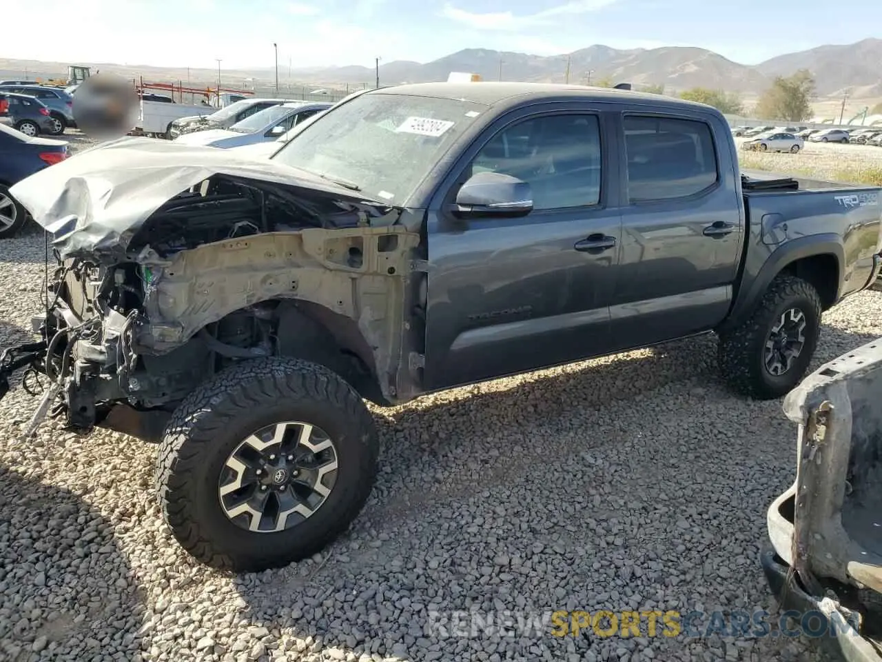 1 Photograph of a damaged car 3TMCZ5AN6LM304980 TOYOTA TACOMA 2020