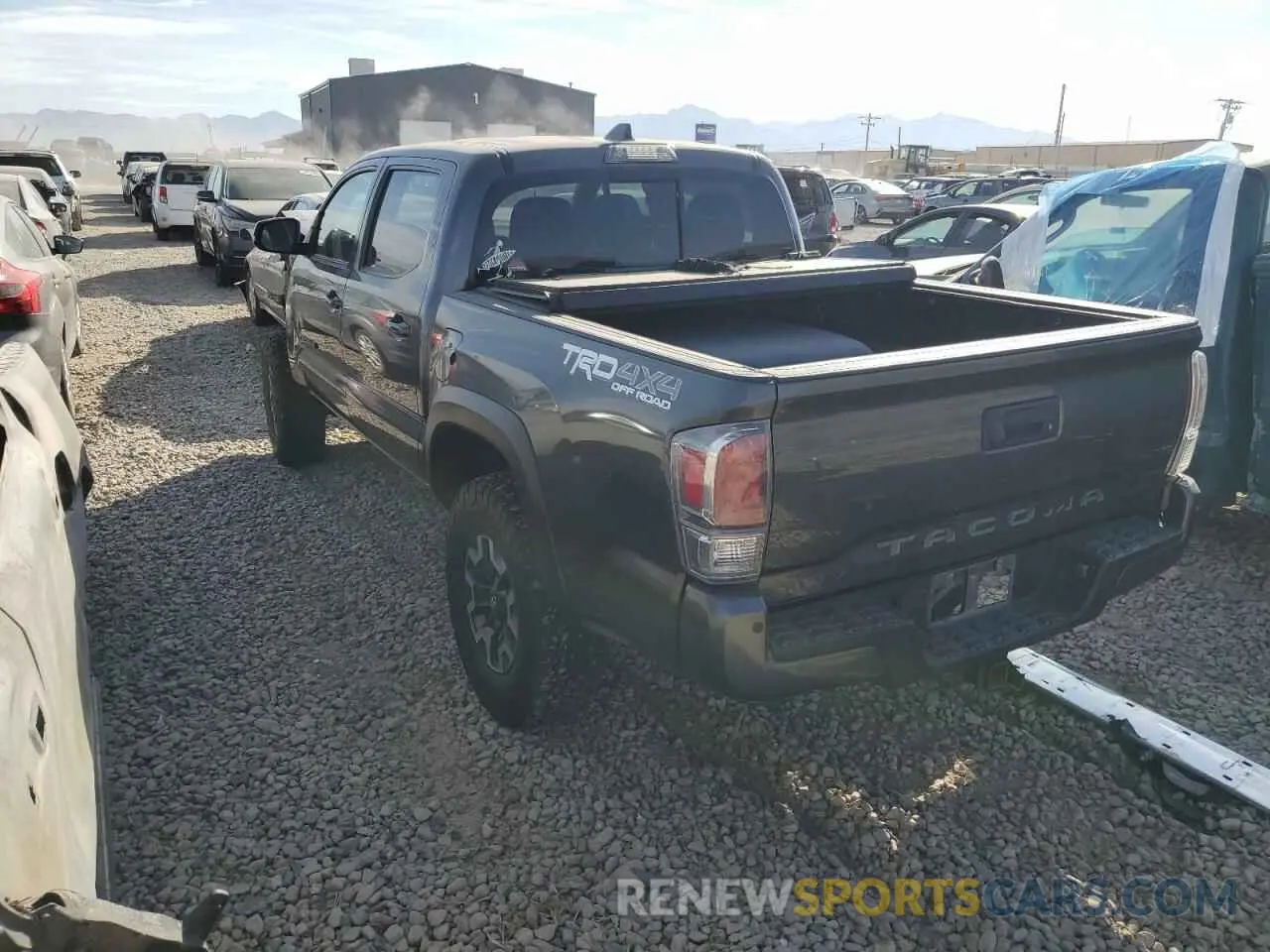 2 Photograph of a damaged car 3TMCZ5AN6LM304980 TOYOTA TACOMA 2020