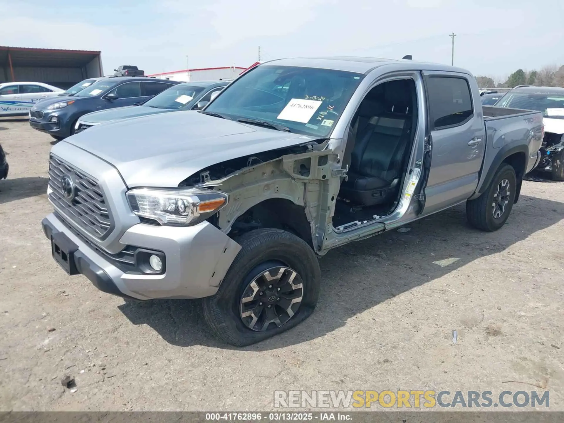 2 Photograph of a damaged car 3TMCZ5AN6LM316336 TOYOTA TACOMA 2020