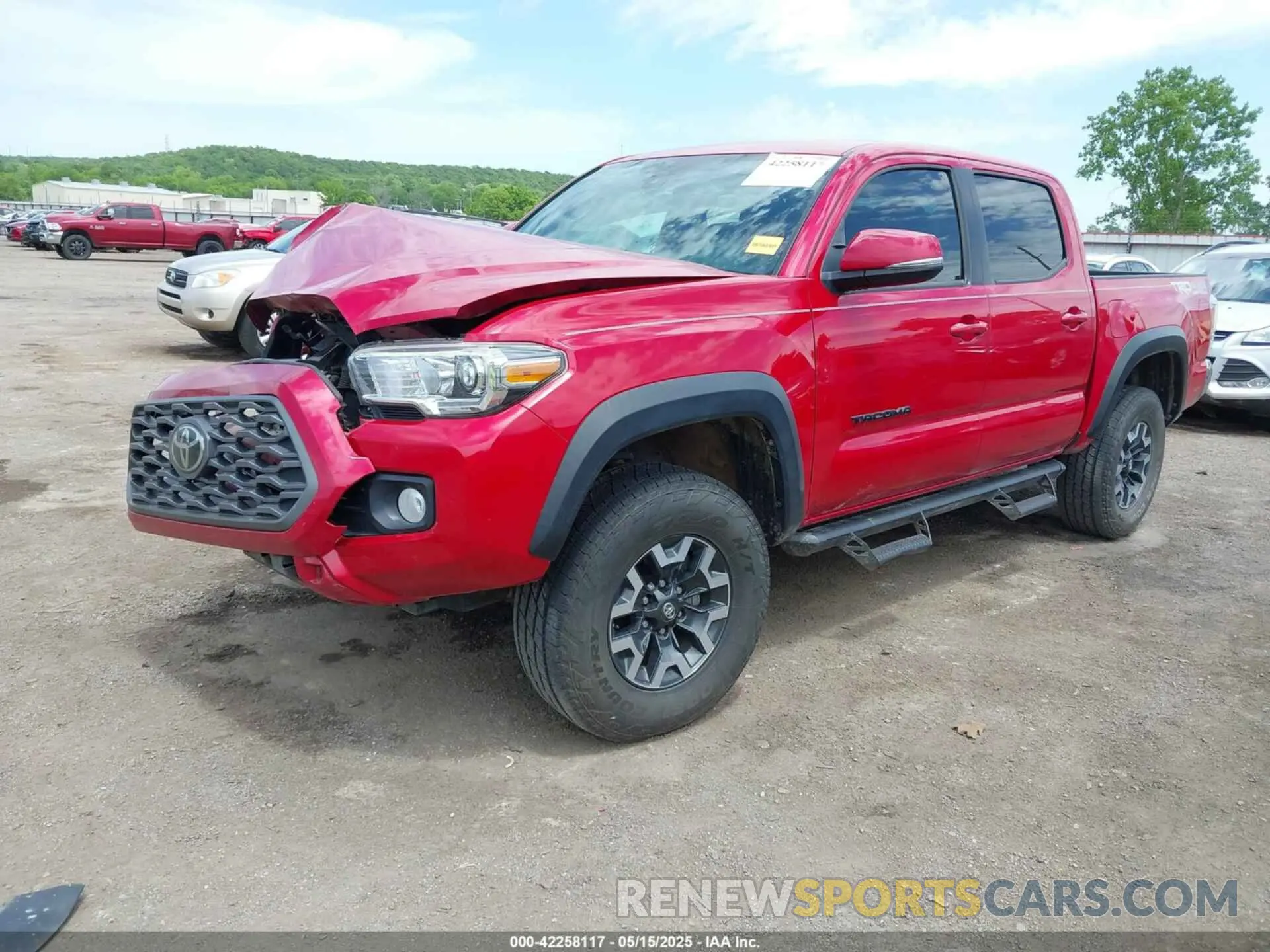 2 Photograph of a damaged car 3TMCZ5AN6LM341642 TOYOTA TACOMA 2020
