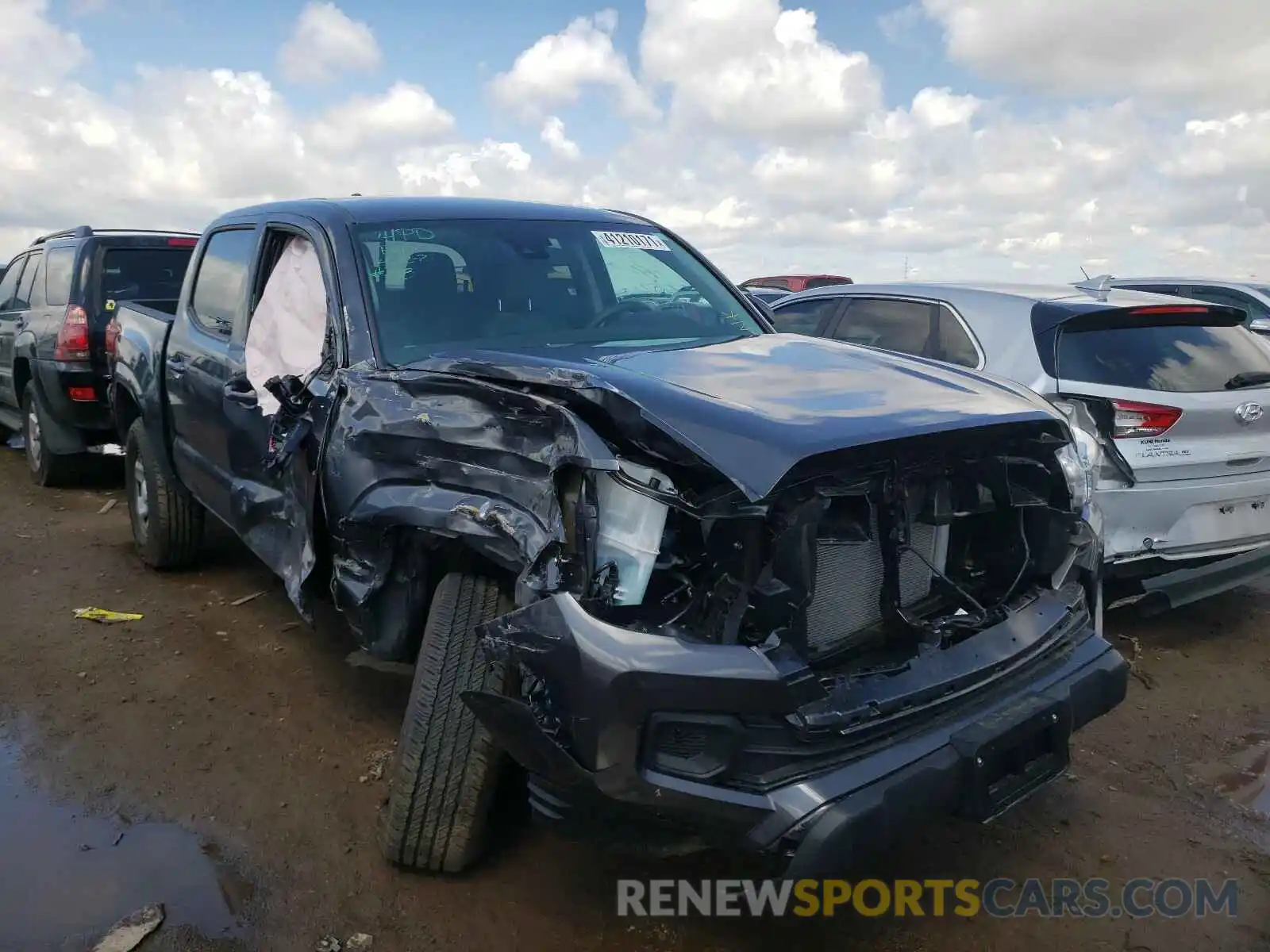 1 Photograph of a damaged car 3TMCZ5AN6LM357212 TOYOTA TACOMA 2020